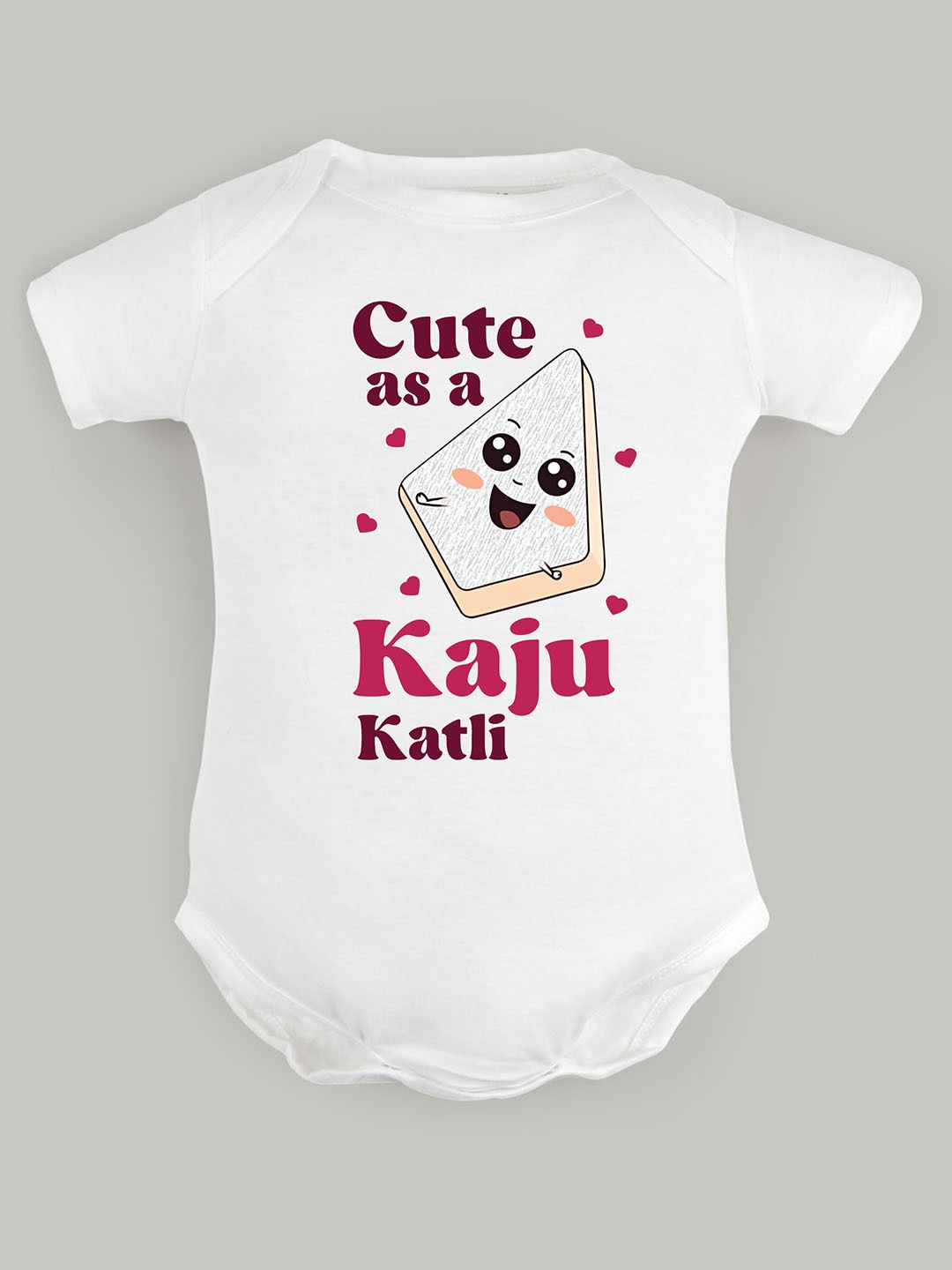 

FFLIRTYGO Kids Infants Printed Cotton Bodysuit, White