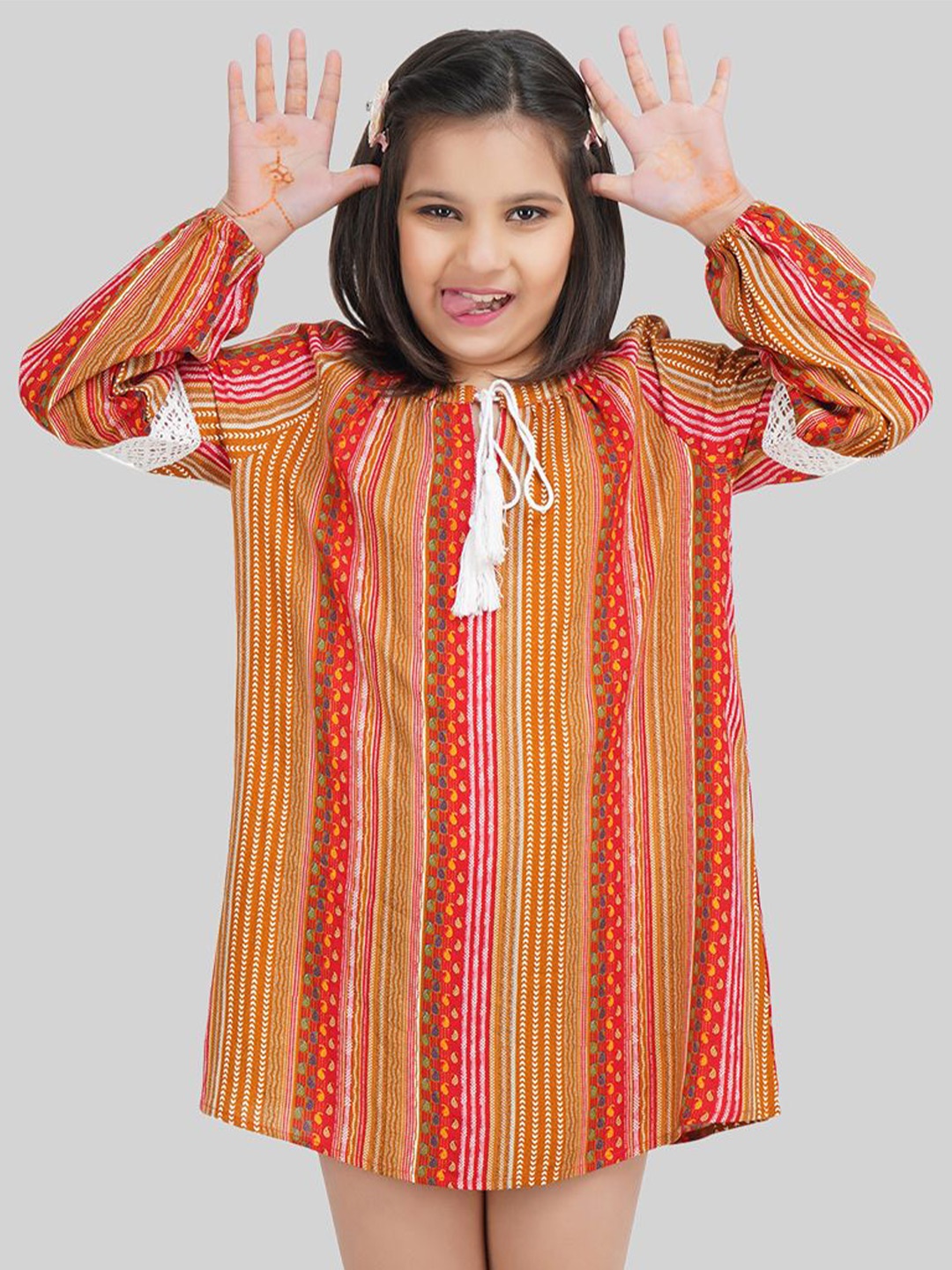 

BEING NAUGHTY Girls Fit and flare dress, Multi