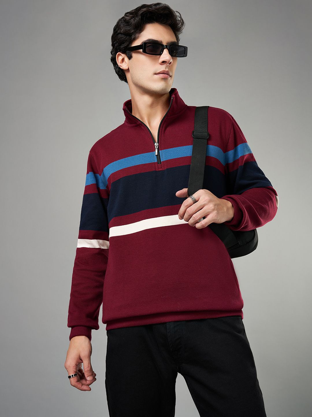 

SF JEANS by Pantaloons Men Sweatshirt, Brown