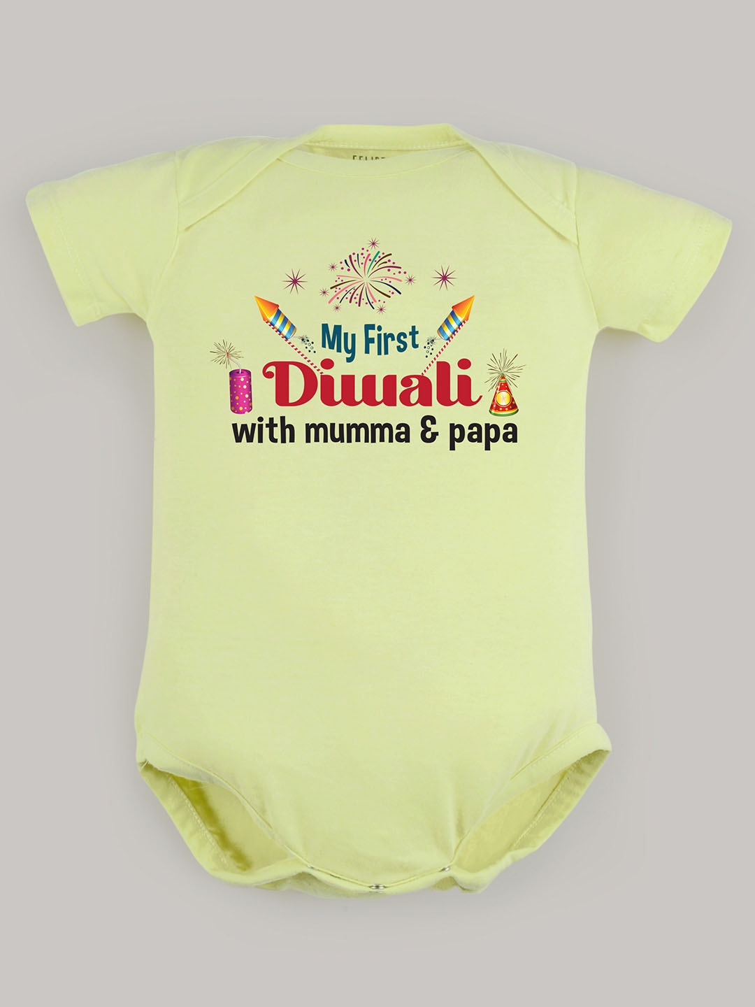 

FFLIRTYGO Kids Cotton Printed Bodysuit, Green