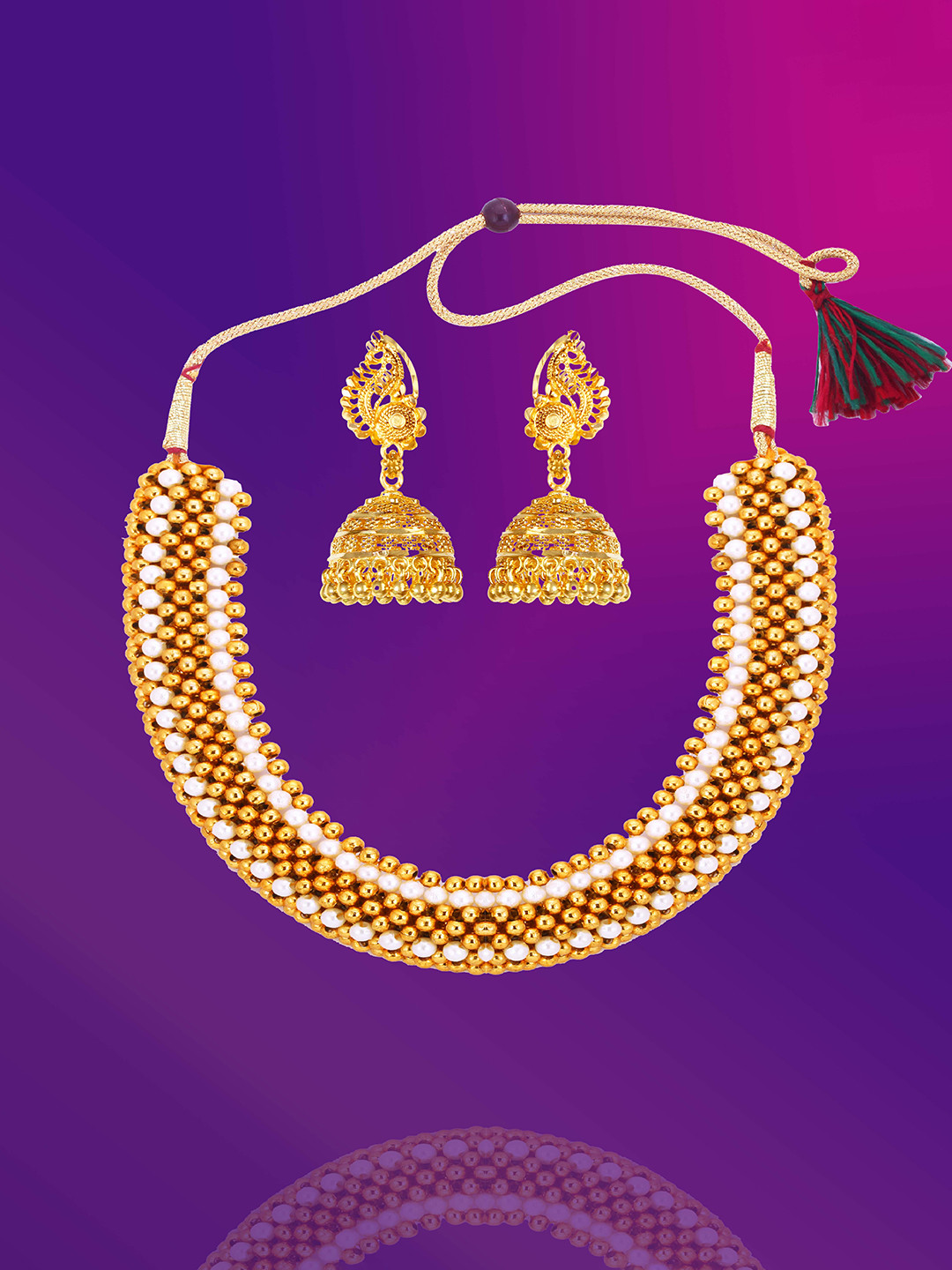 

Lila Women Gold Plated Jewellery Set