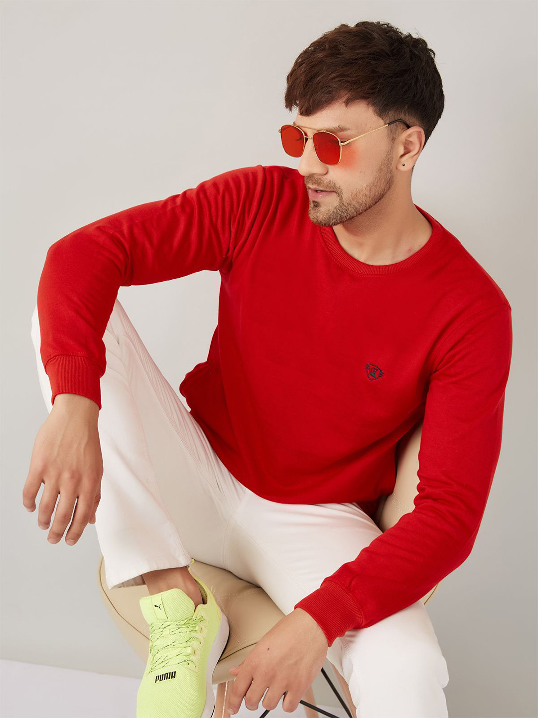 

WE PERFECT Men Sweatshirt, Red