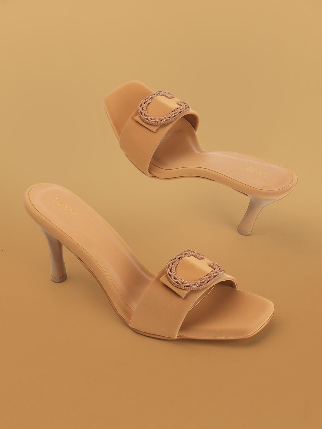 

Lavie Women Stiletto Heel Sandals, Beige