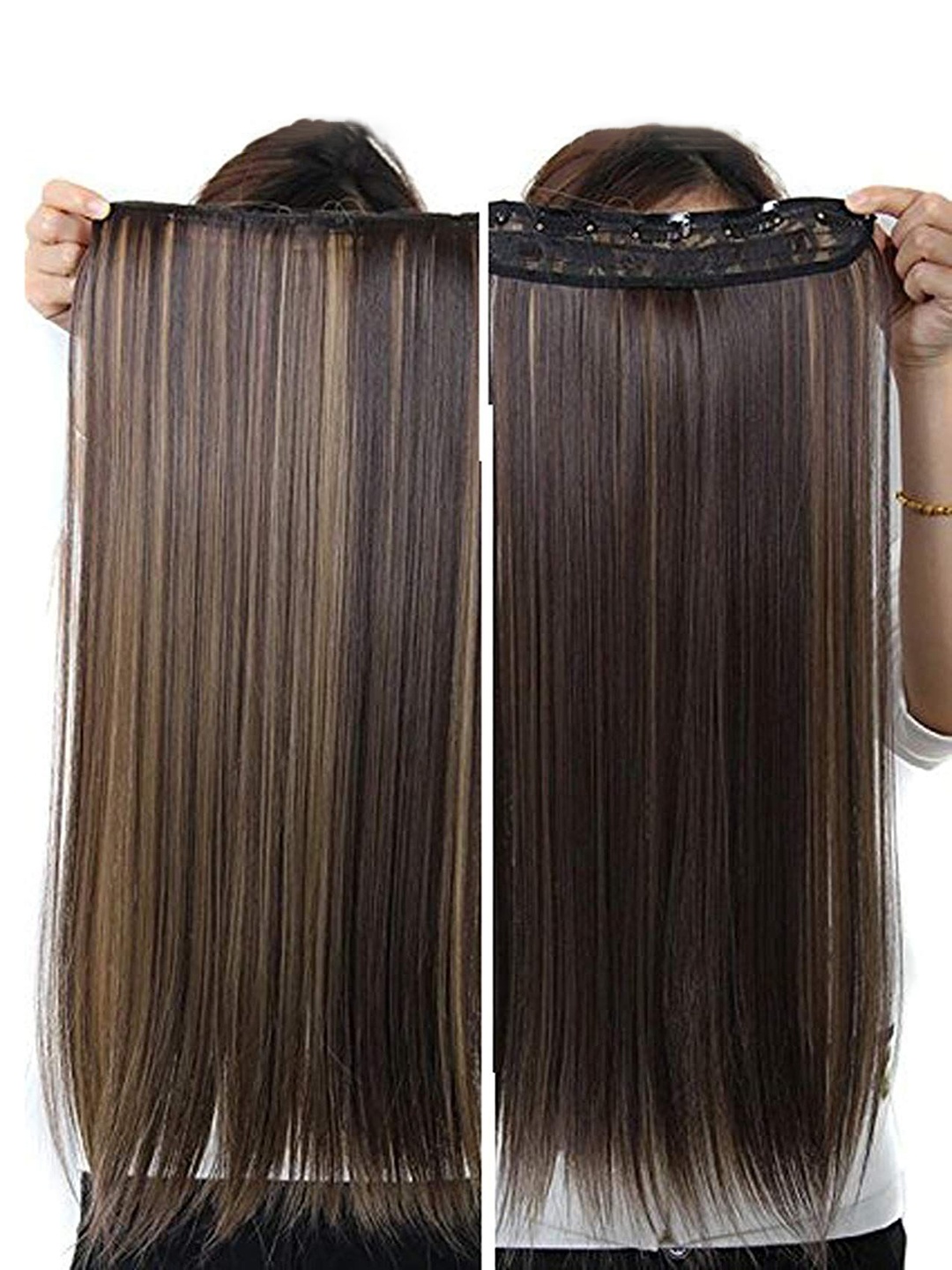 

D-Divine Clip-In Straight Locks Hair Extension - Gold - 24 Inch