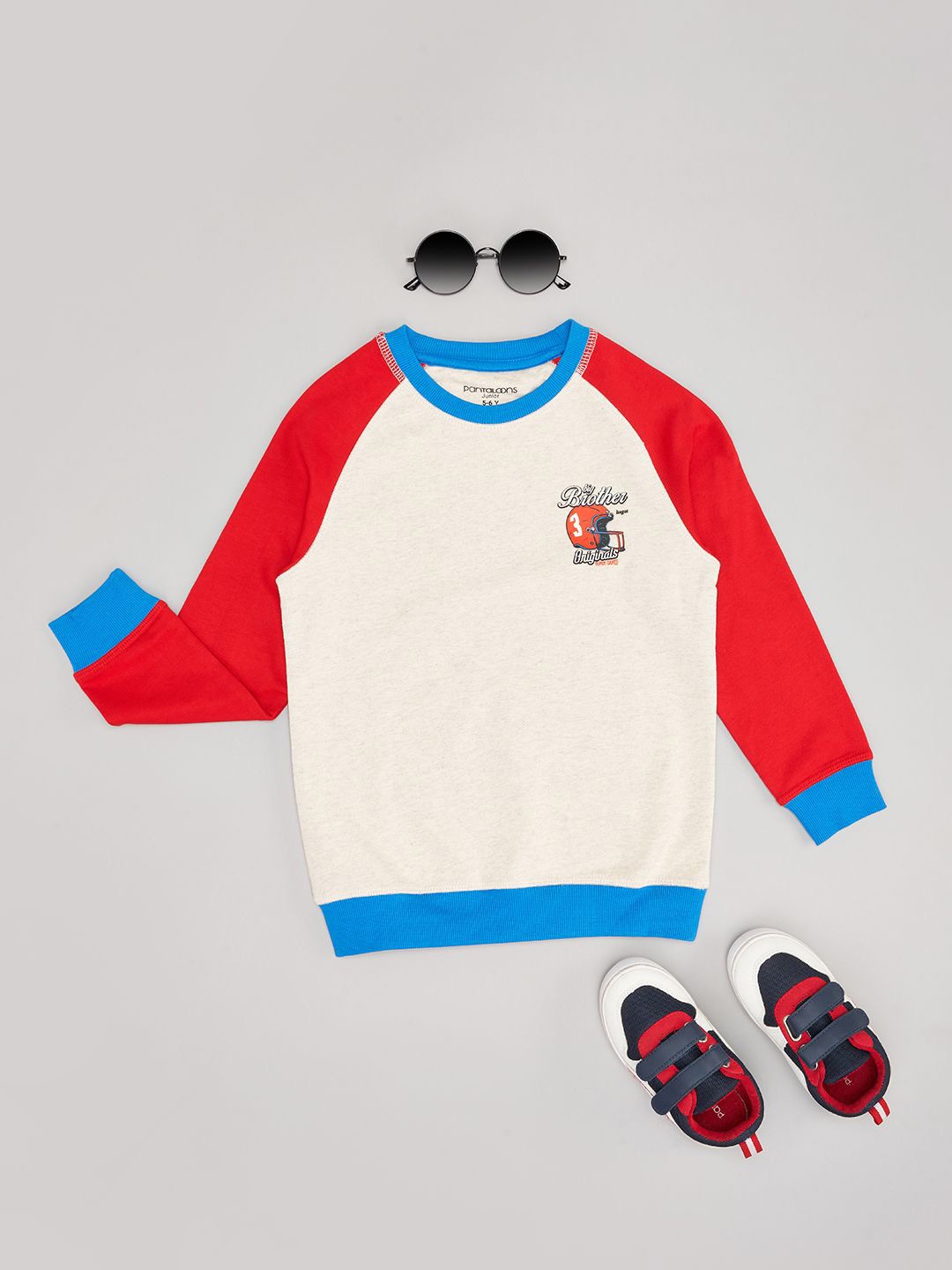 

Pantaloons Junior Boys Cotton Sweatshirt, Off white