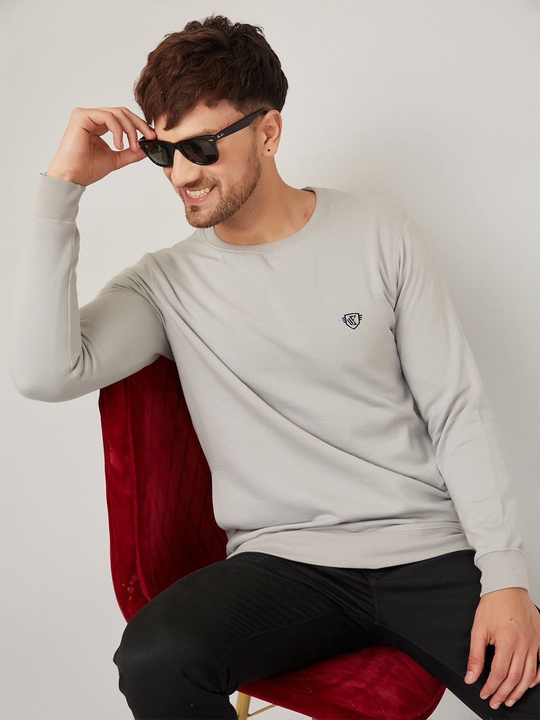 

WE PERFECT Men Sweatshirt, Grey
