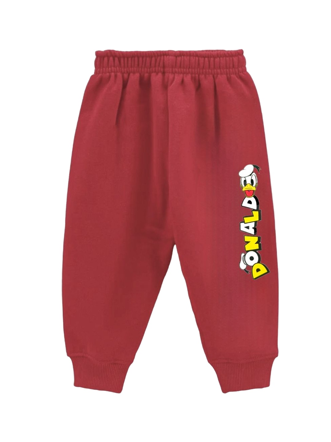 

BAESD Kids Cotton Cartoon Characters Printed Joggers, Maroon
