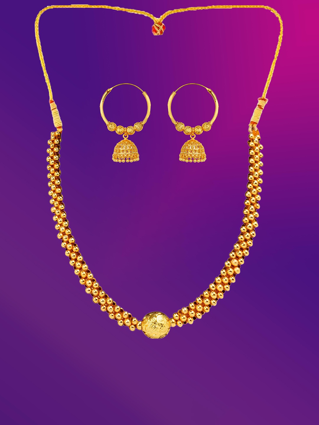 

Lila Gold-Plated Jewellery Set
