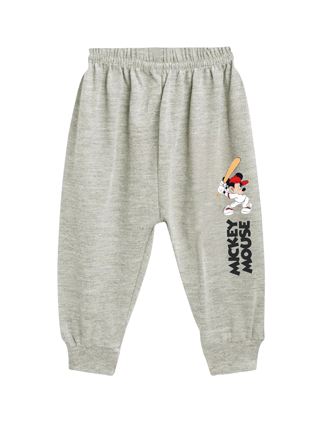 

BAESD Kids Cartoon Character Printed Cotton Mid-Rise Jogger, Grey