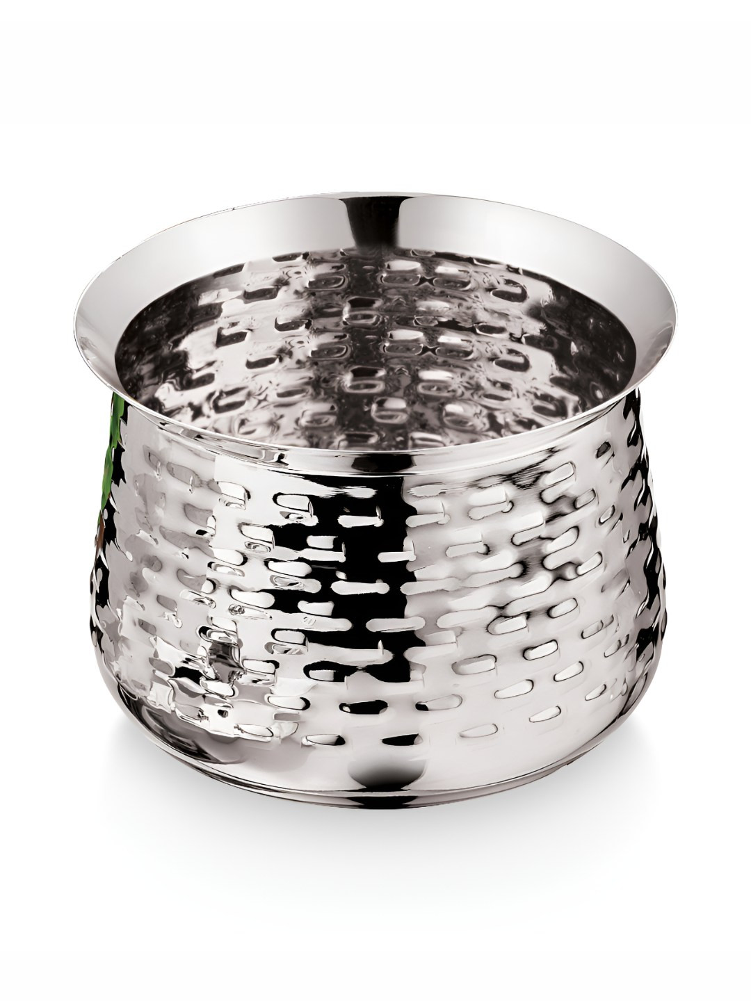 

MUKTI Mudhiras Checkers Dishwasher Safe Stainless Steel Cooking Pot- 3500 ml, Silver