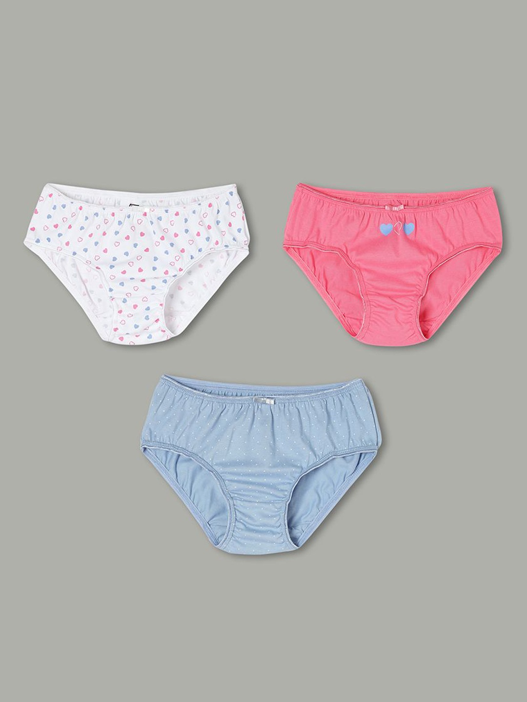 

Fame Forever by Lifestyle Girls Pack Of 3 Basic Briefs 1000014156847-MIX, Pink