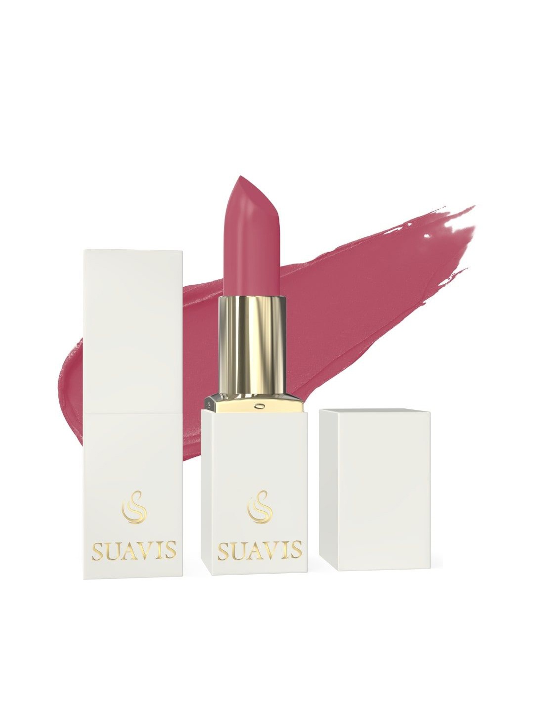 

SUAVIS Comfy Matte Cream Bullet Lipstick - 4 ml - Smokey Rose 105, Pink
