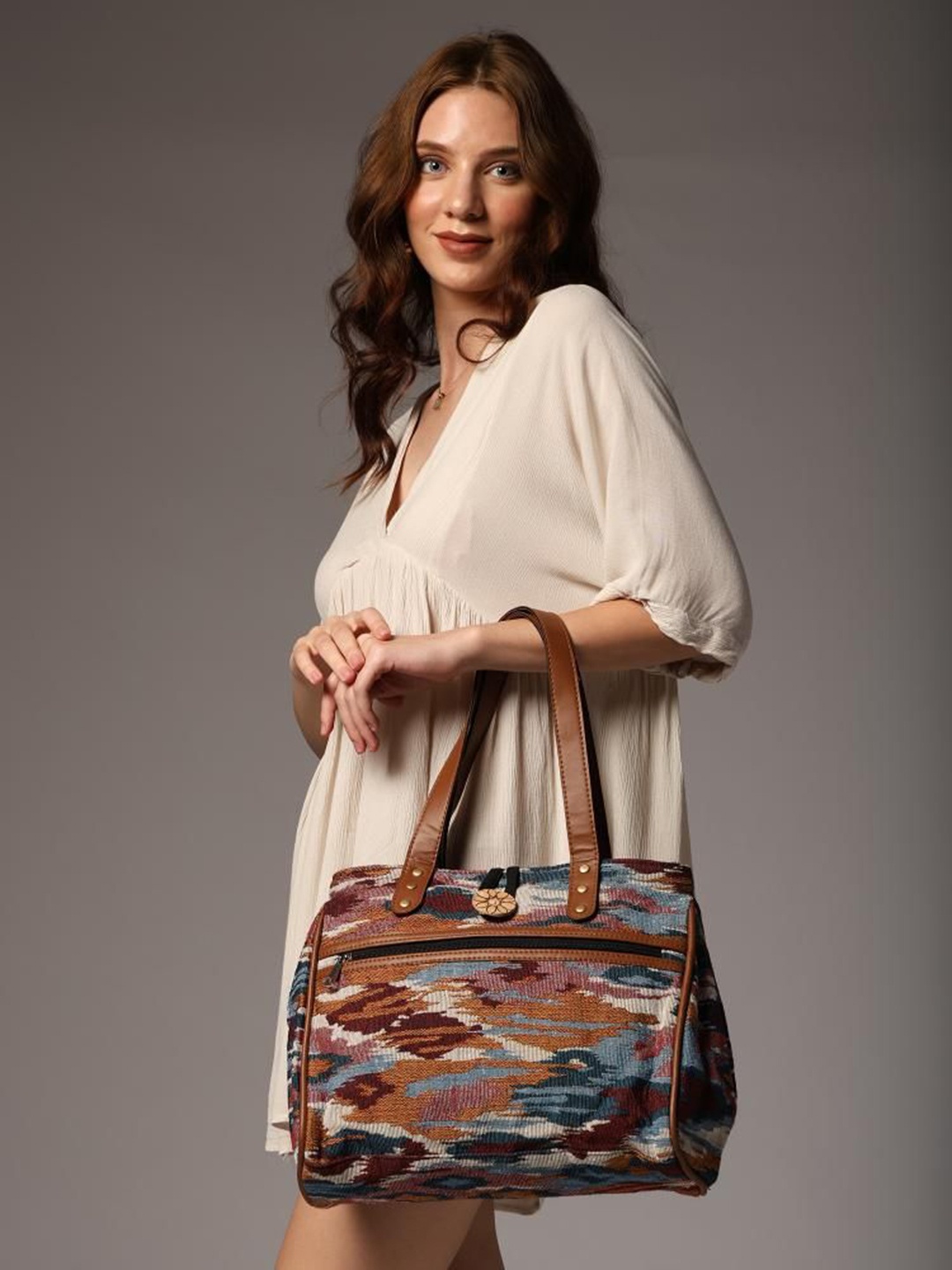 

ENSAC Structured Shoulder Bag, Red
