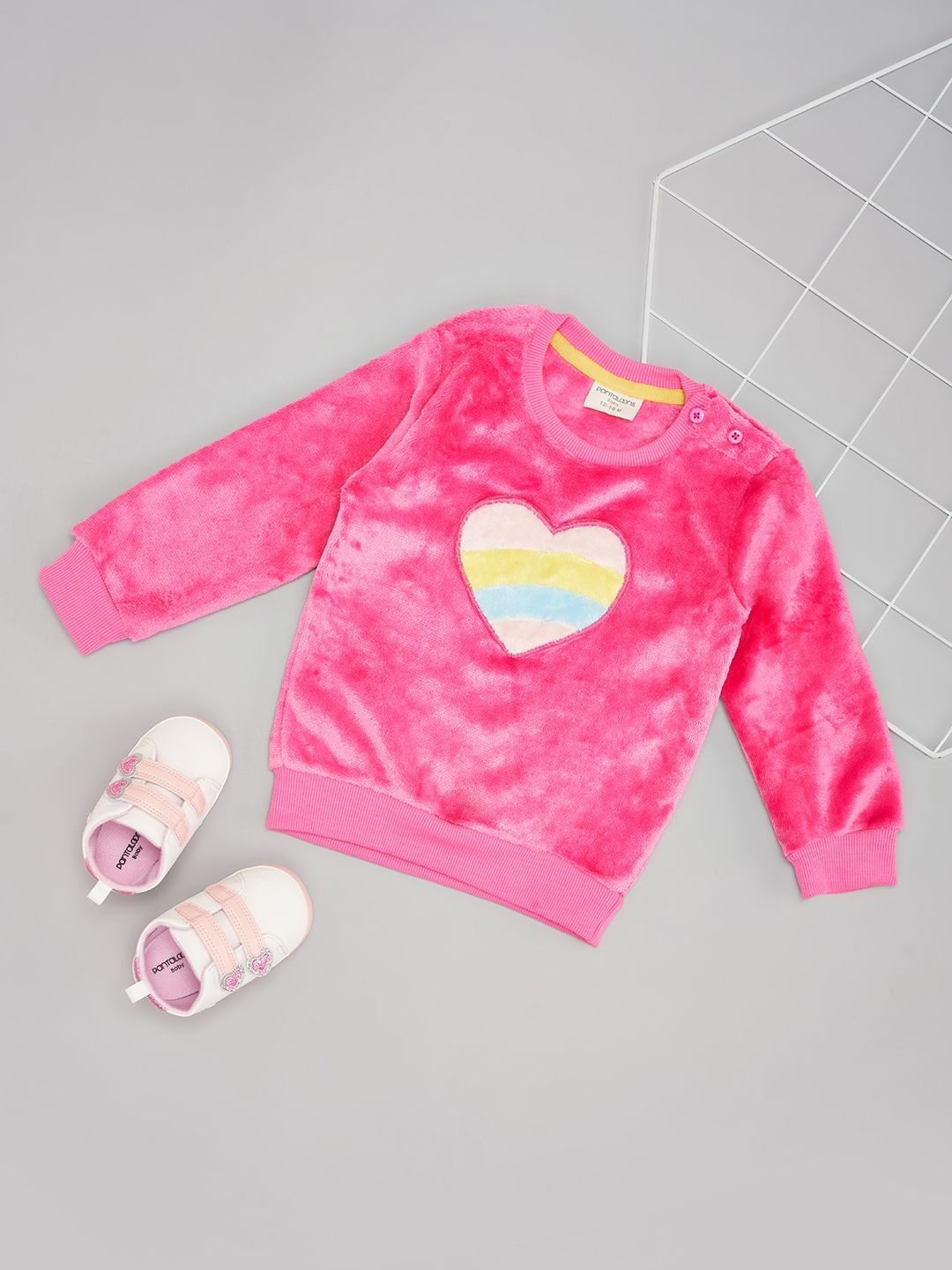 

Pantaloons Baby Girls Pullover Sweatshirt, Pink