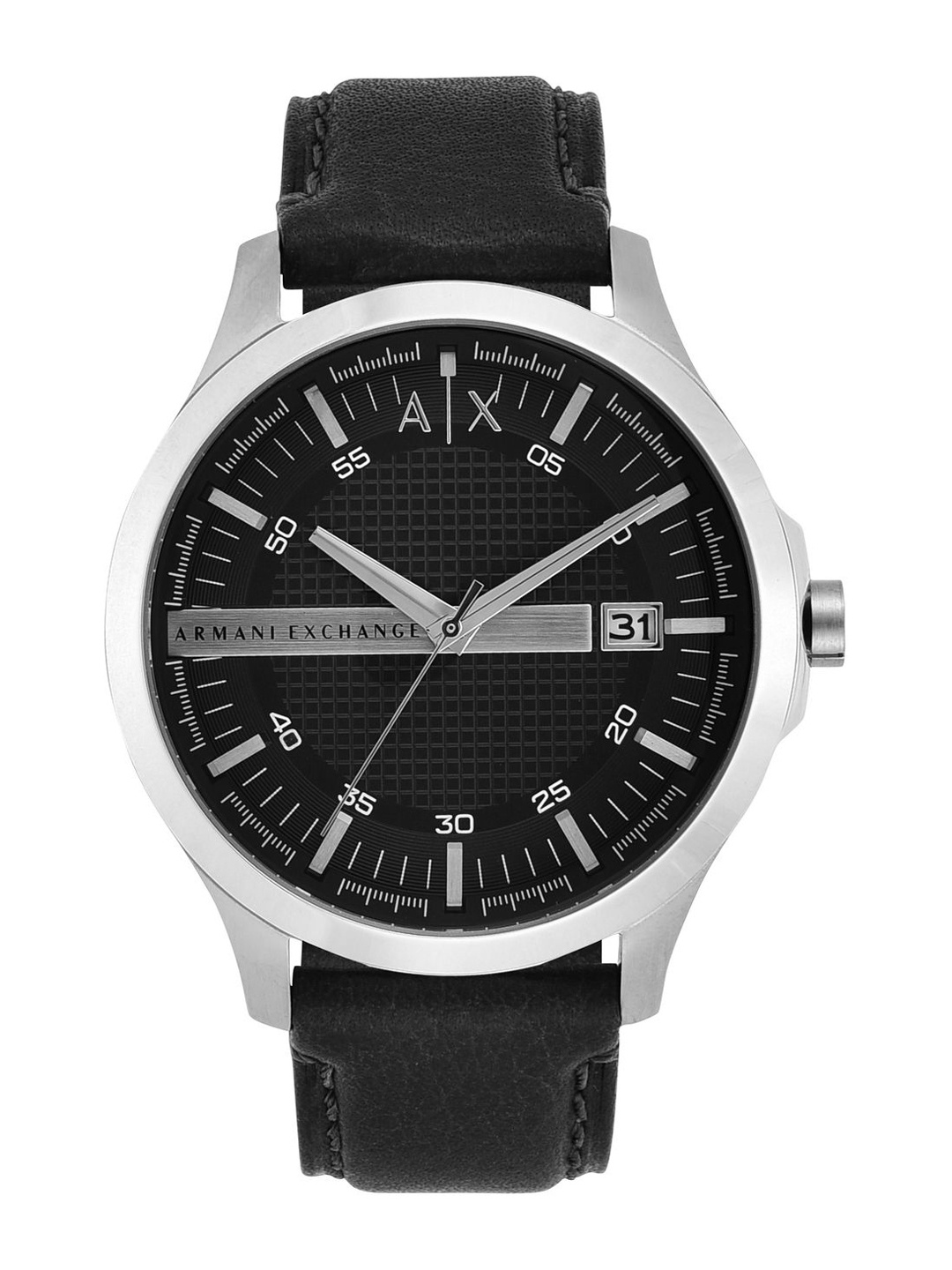 

Armani Exchange Men Dial & Leather Straps Analogue Watch AK_AX2101, Black