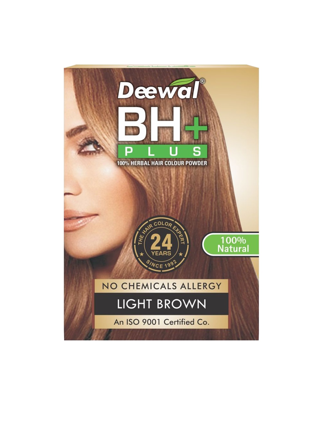 

DEEWAL BH+ Plus Allergy Hair Color- 120 g - Light Brown