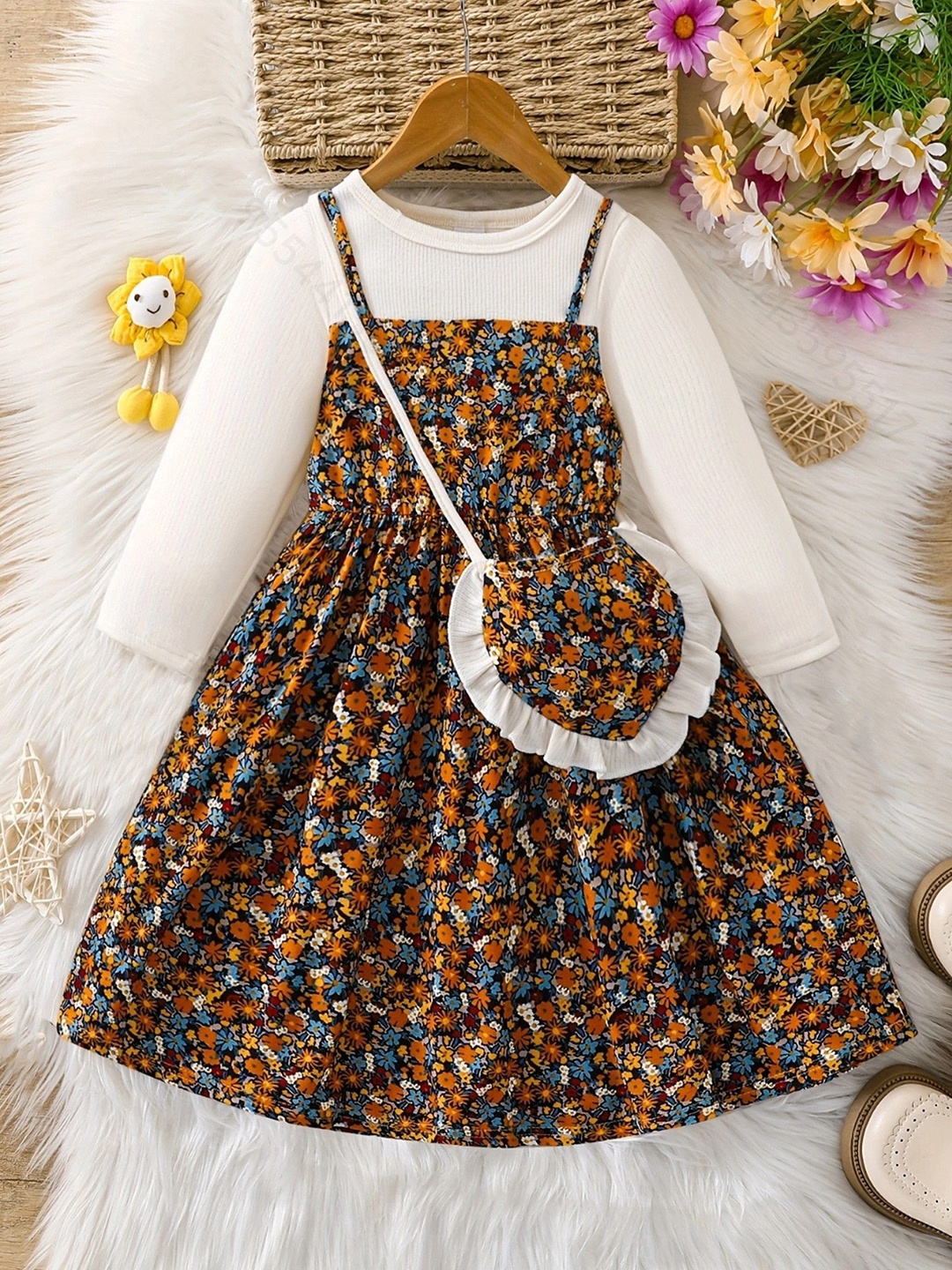

Xsole Print Fit & Flare Dress, Multi