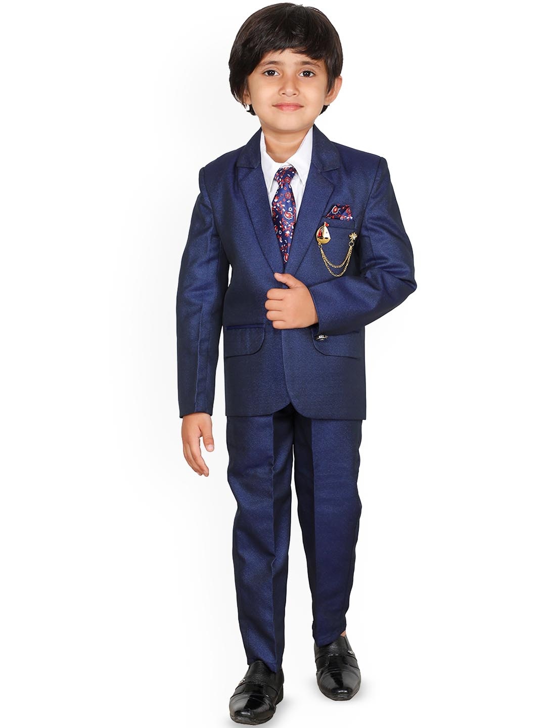 

BAESD Boys Single-Breasted Suits, Blue