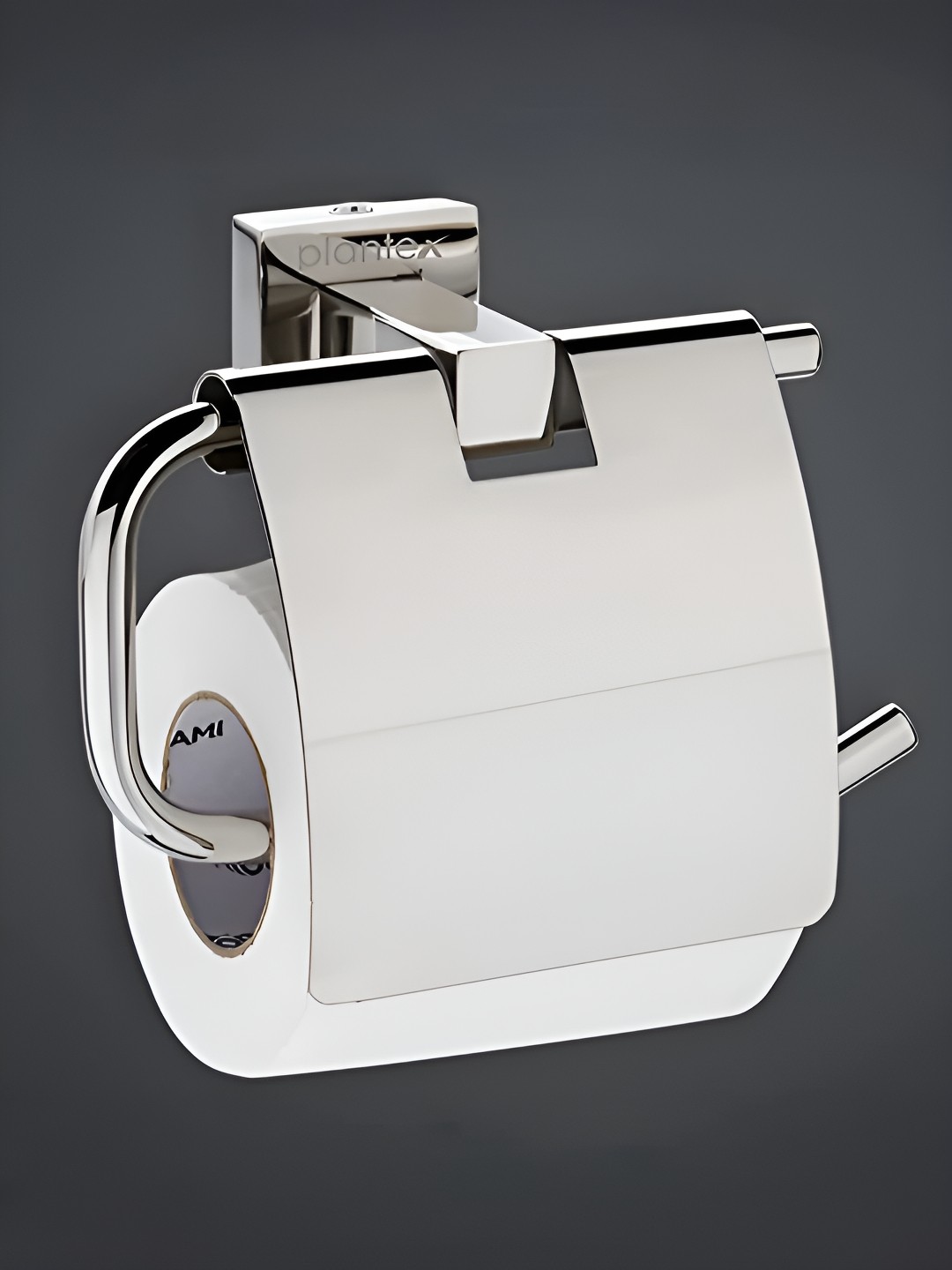 

Plantex Silver Toned Stainless Steel Tissue Holder