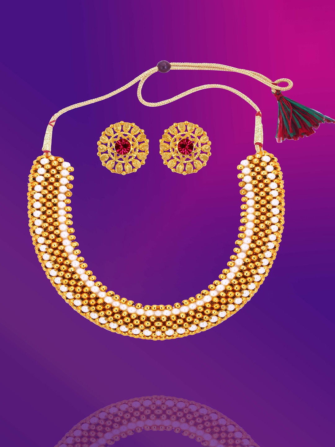 

Lila Gold-Plated Jewellery Set