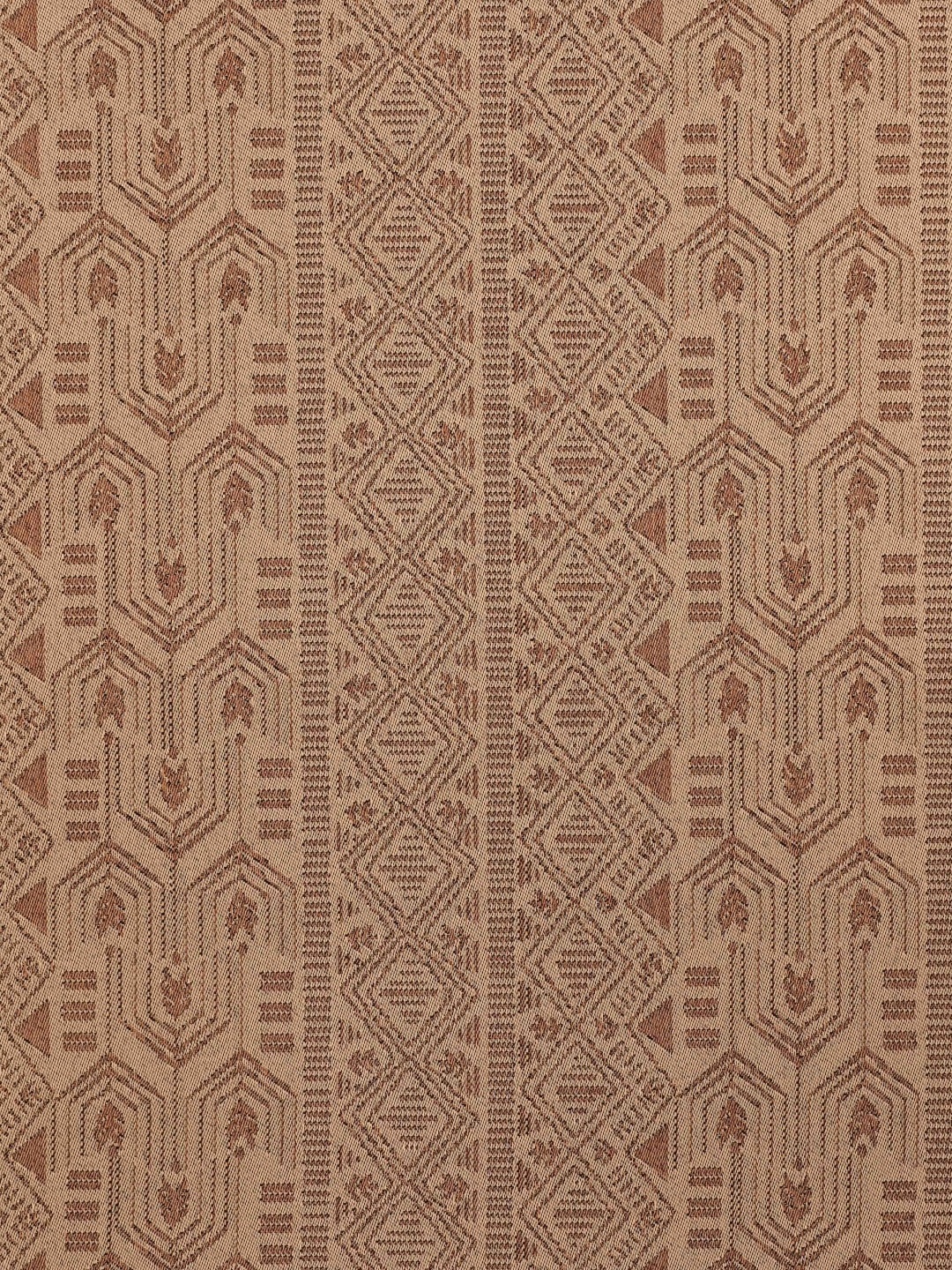 

Ariana Tan Geometric Black Out Door Curtain