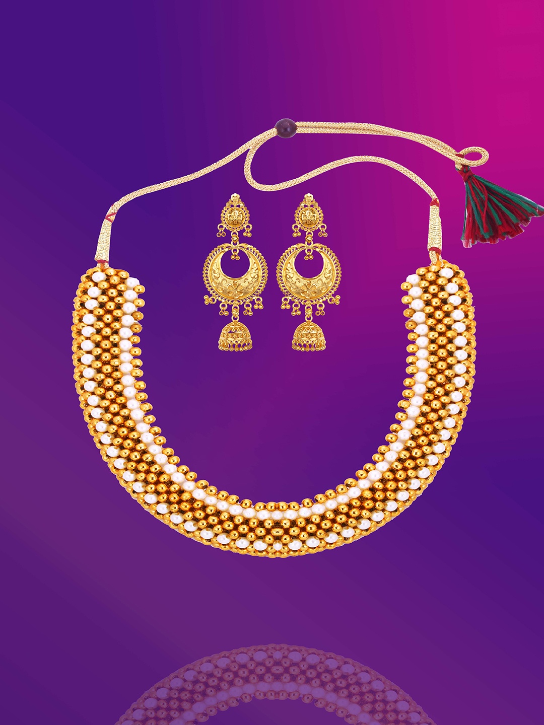 

Lila Gold-Plated Jewellery Set