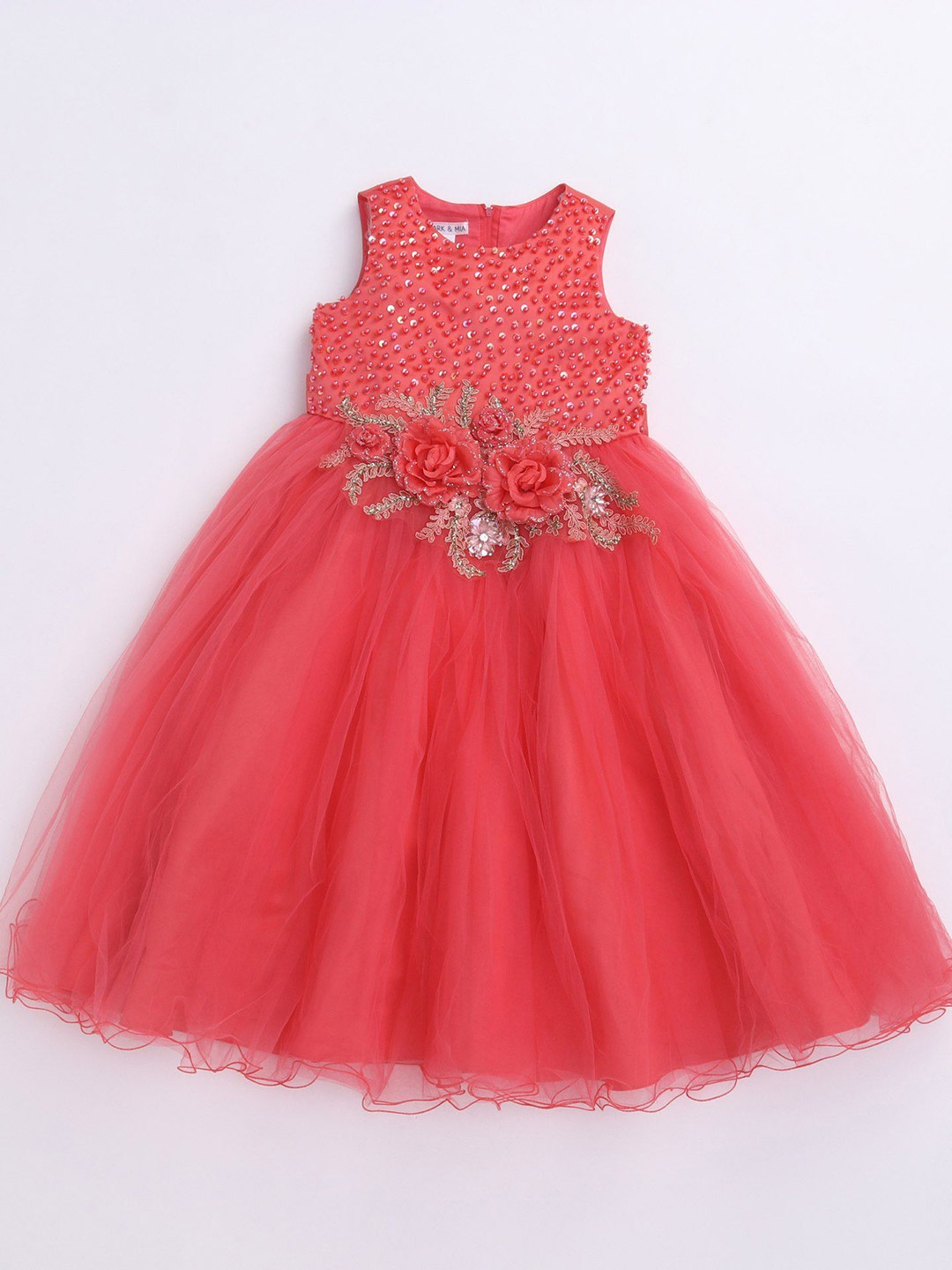 

Mark & Mia Girls Gown Dress, Red