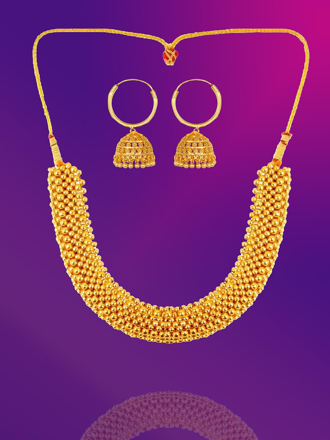 

Lila Gold-Plated Jewellery Set