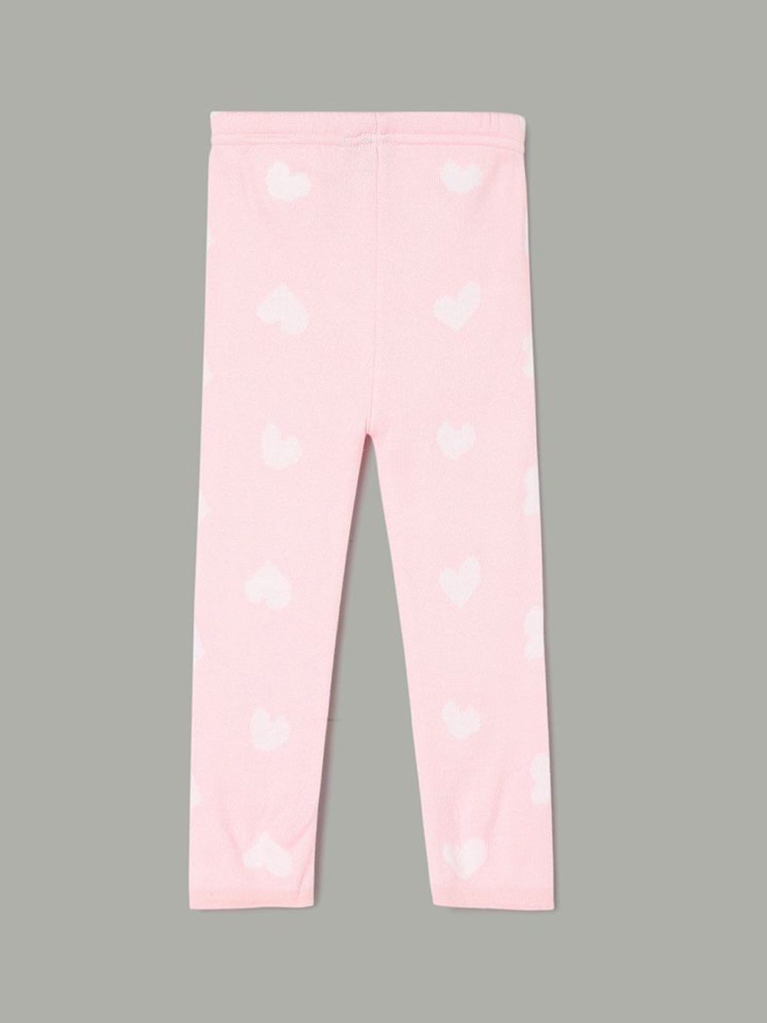 

Juniors by Lifestyle Girls Printed Mid Rise Leggings, Pink