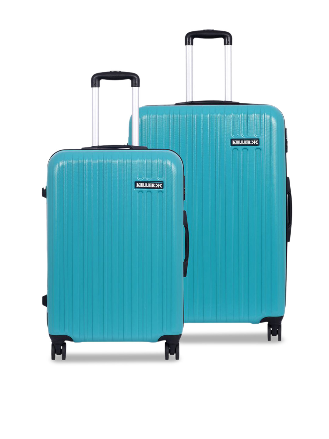 

Killer Set Of 2 Hard-Sided Trolley Bag, Sea green