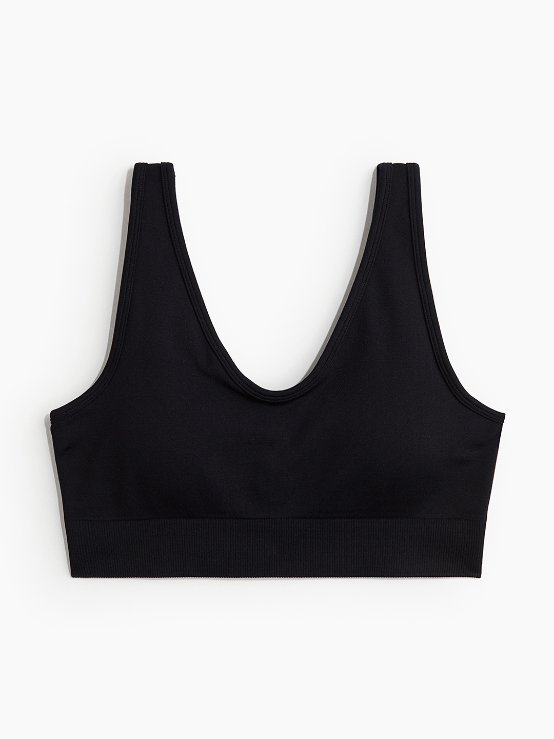 

H&M Light Support Sports Bra, Black