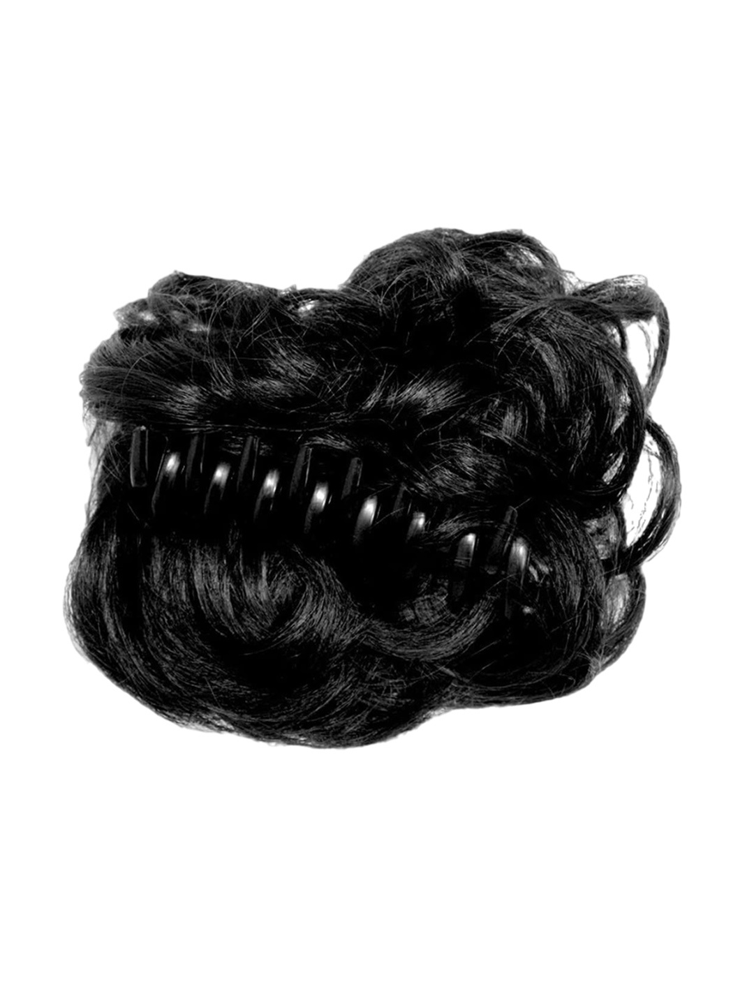 

D-Divine Clip In Curly Bun Hair Extension - Black