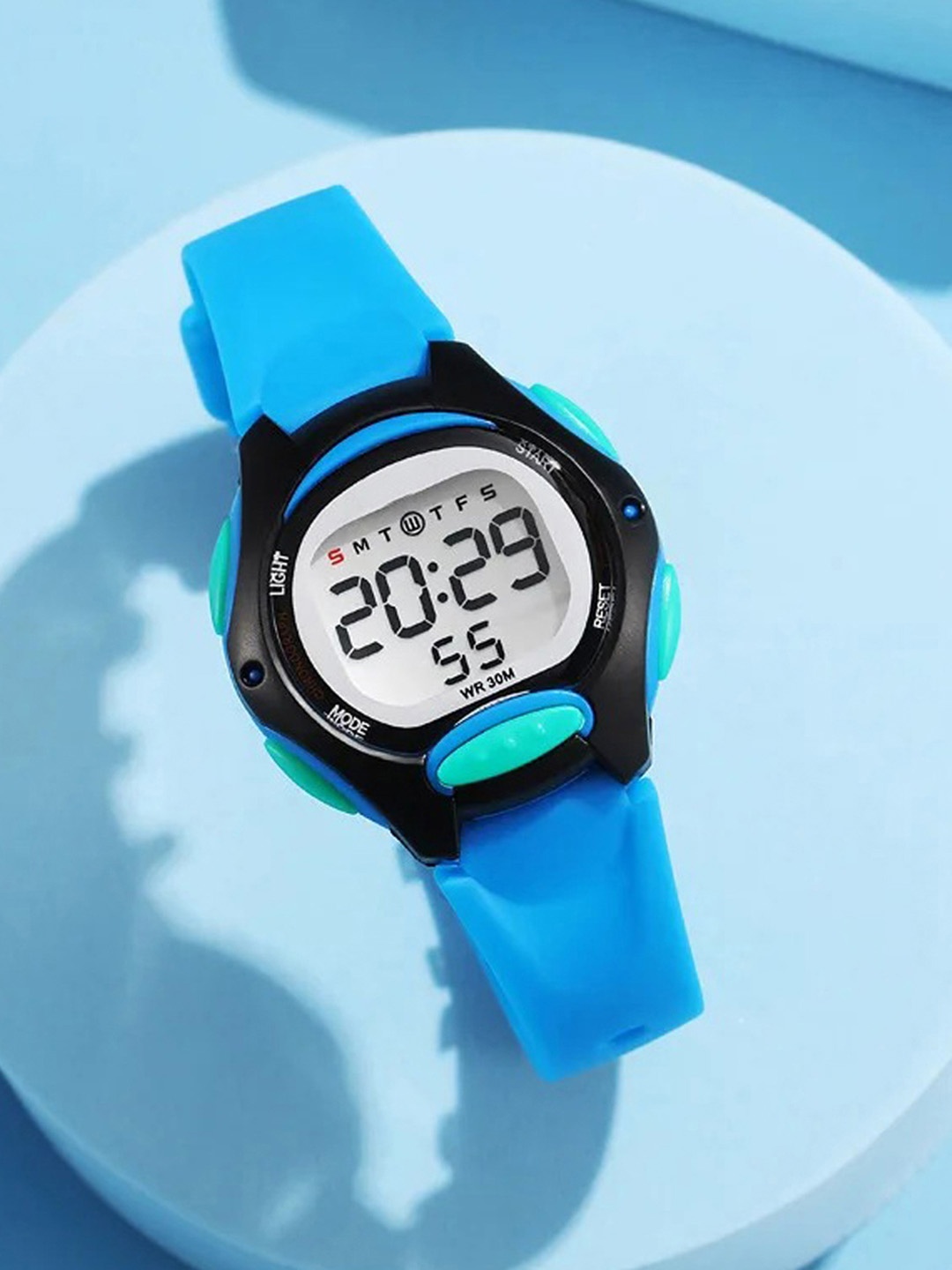 

Shocknshop Unisex Kids Dial & Straps Digital Multi Function Watch 330, Blue