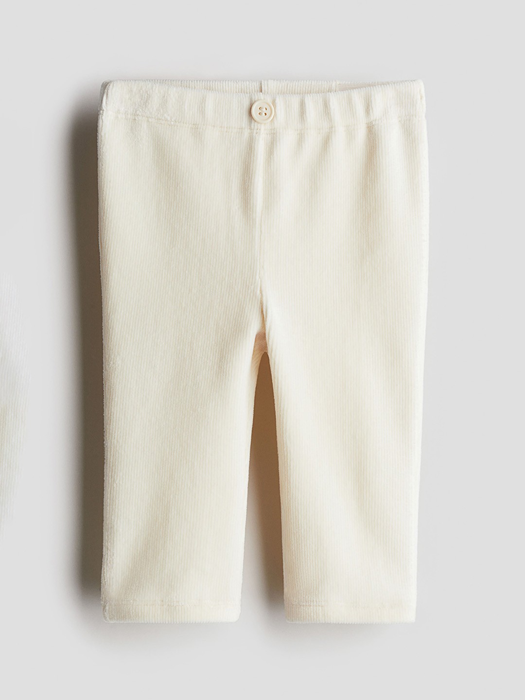 

H&M Kids Jersey Ankle Length Slip-On Leggings, Cream