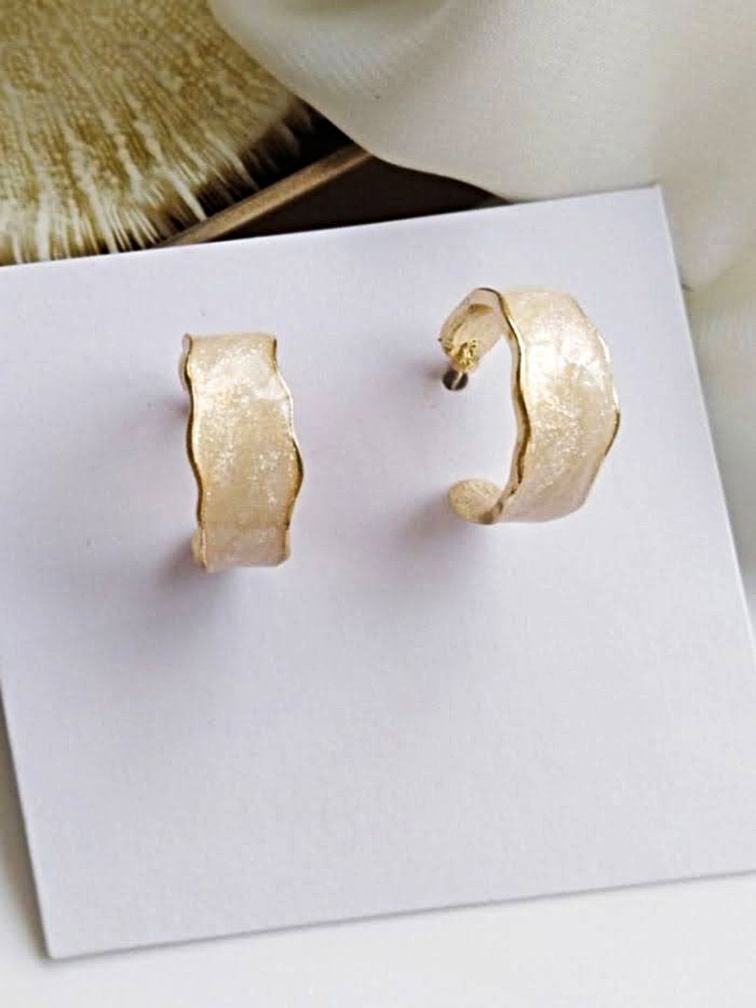 

Proplady Quirky Hoop Earrings, Gold