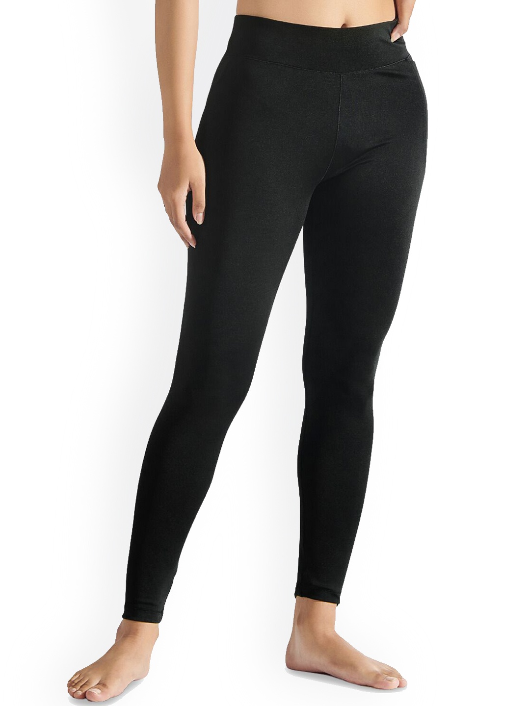 

YAMAYOGA Women Mid Rise Slim Fit Tights, Black