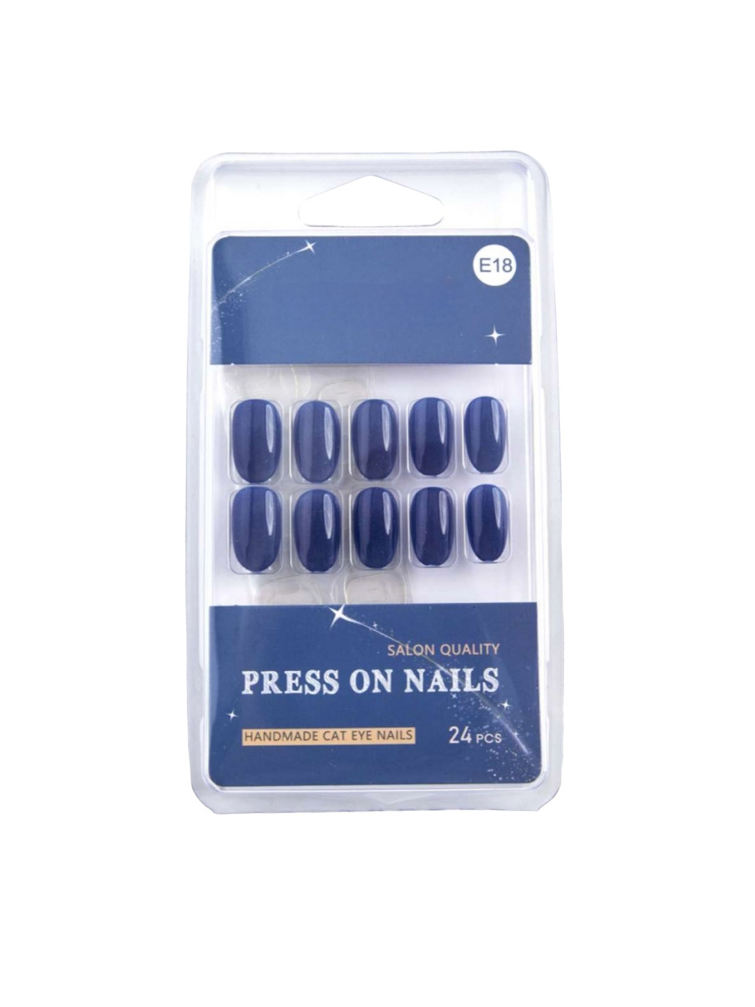 

RANORE Set of 24 Cat Eye Press-on Nails - e18, Blue