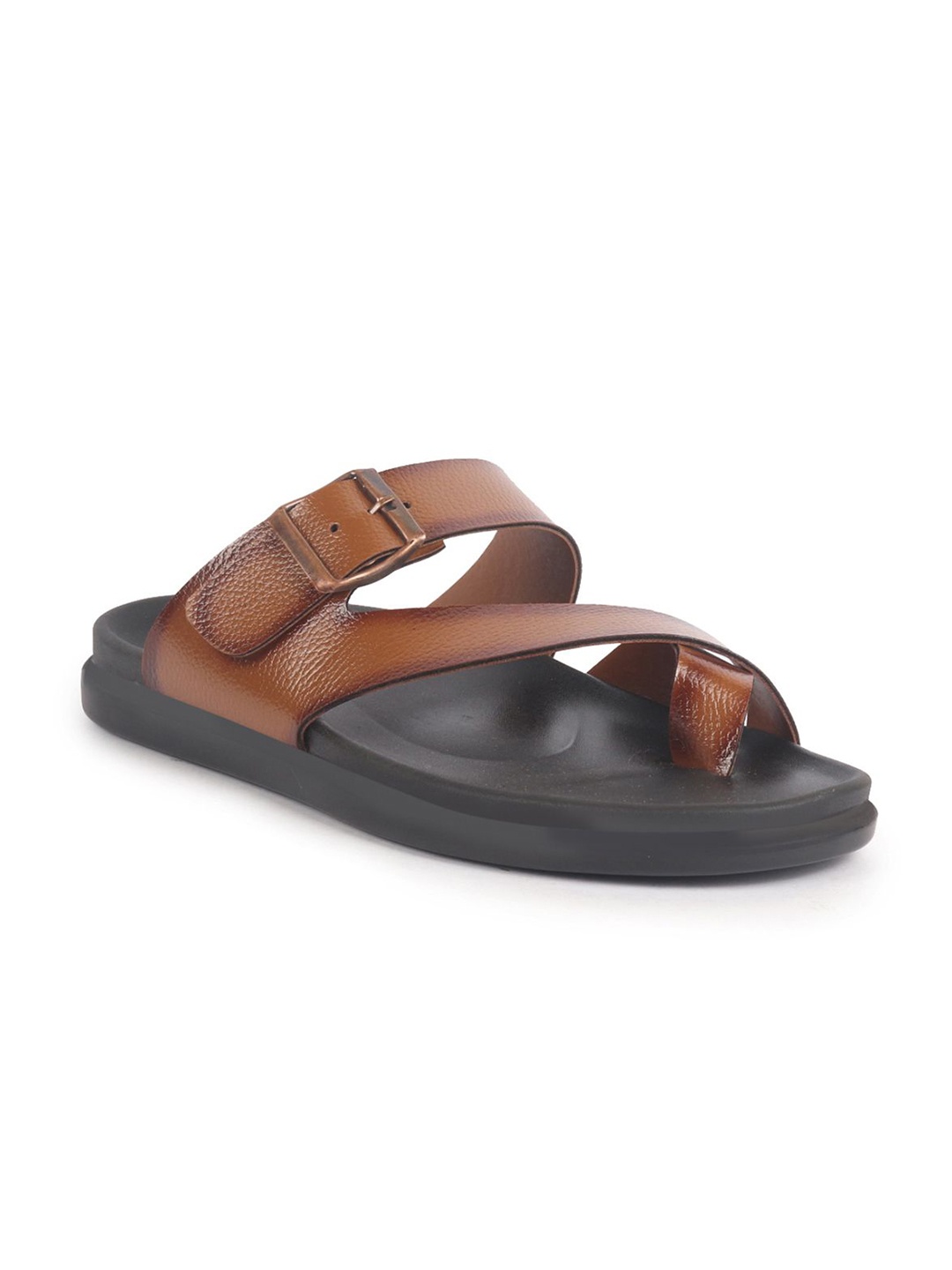 

FAUSTO Men PU Comfort Sandals, Tan