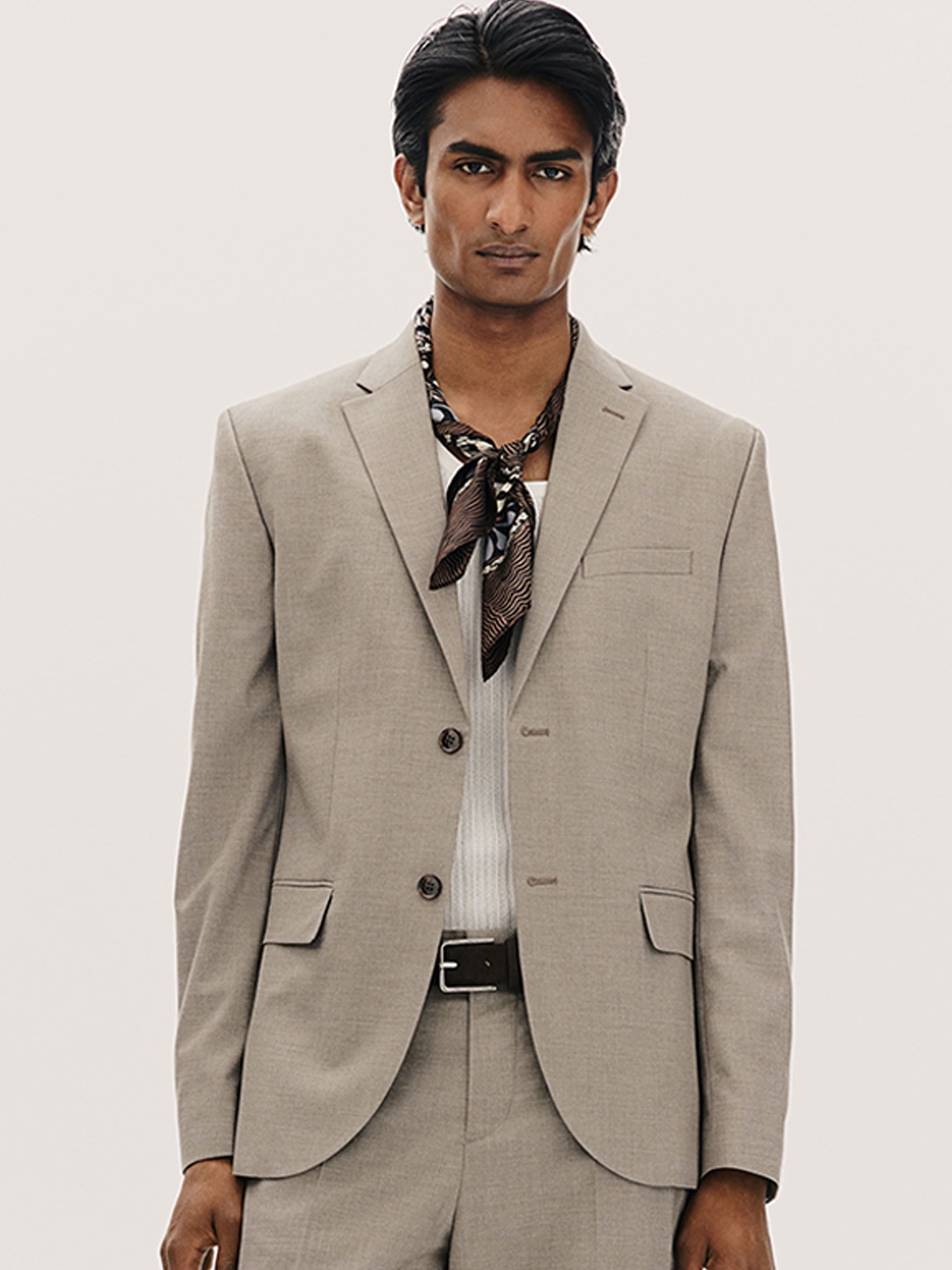 

H&M Slim Fit Jacket, Beige