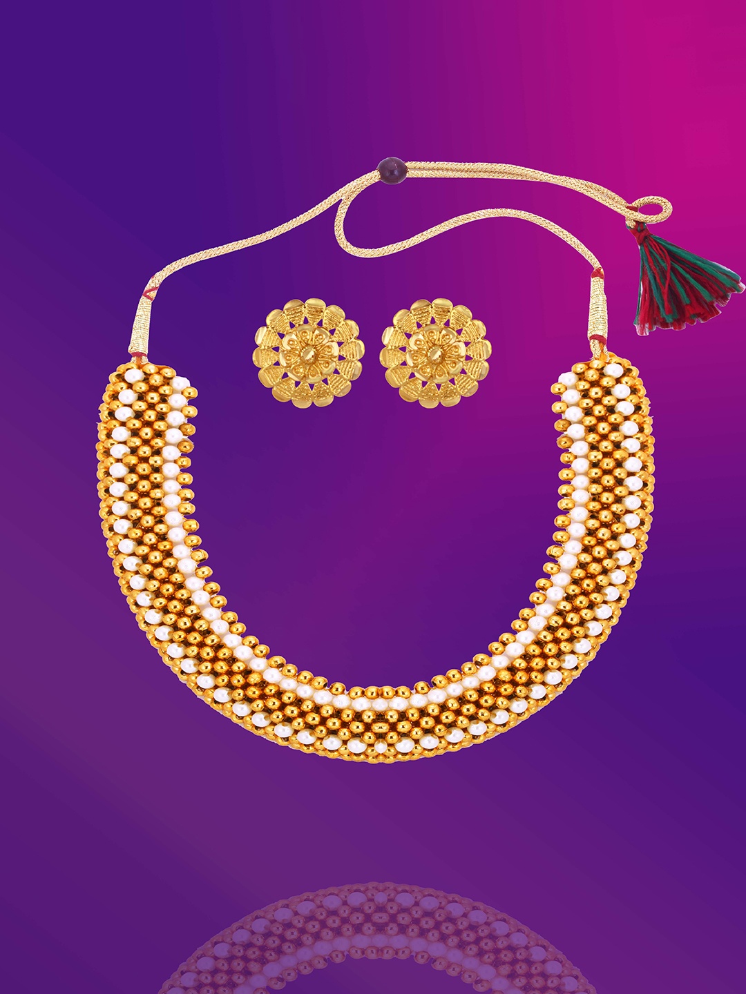 

Lila Gold-Plated Jewellery Set