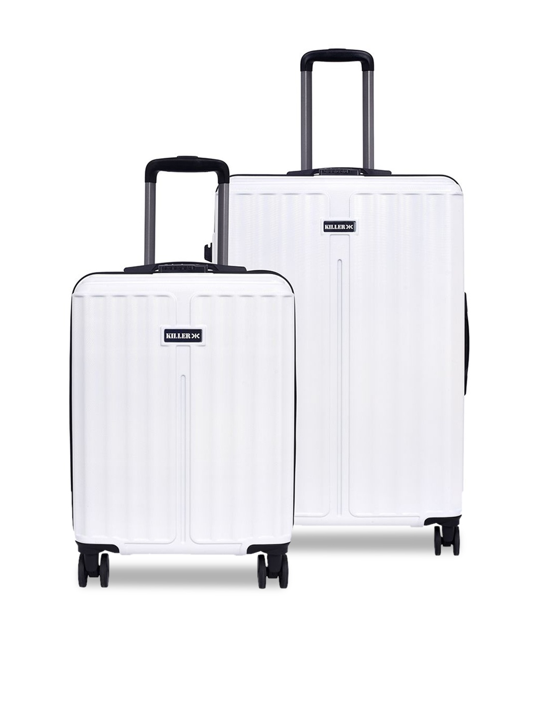 

Killer Set Of 2 Hard-Sided Trolley Bag, Off white