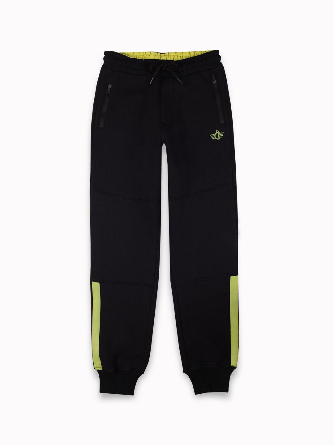 

Gini and Jony Boys Regular Fit Mid-Rise Joggers, Black