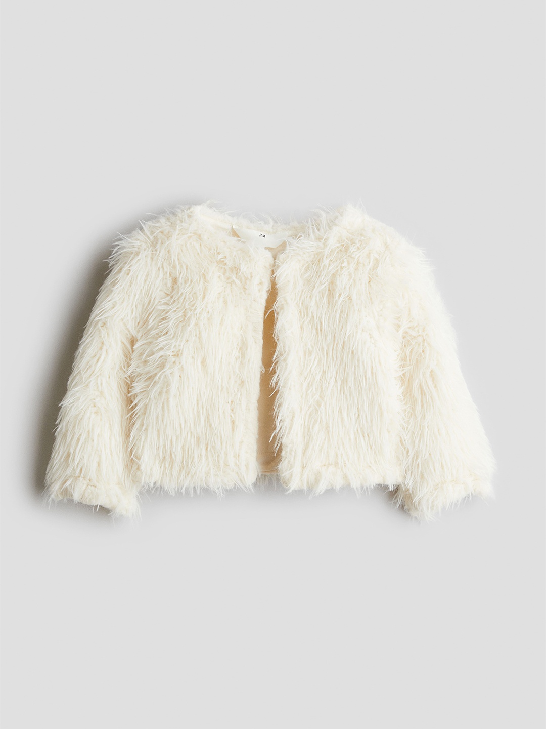 

H&M Girls Fluffy Cardigan, White