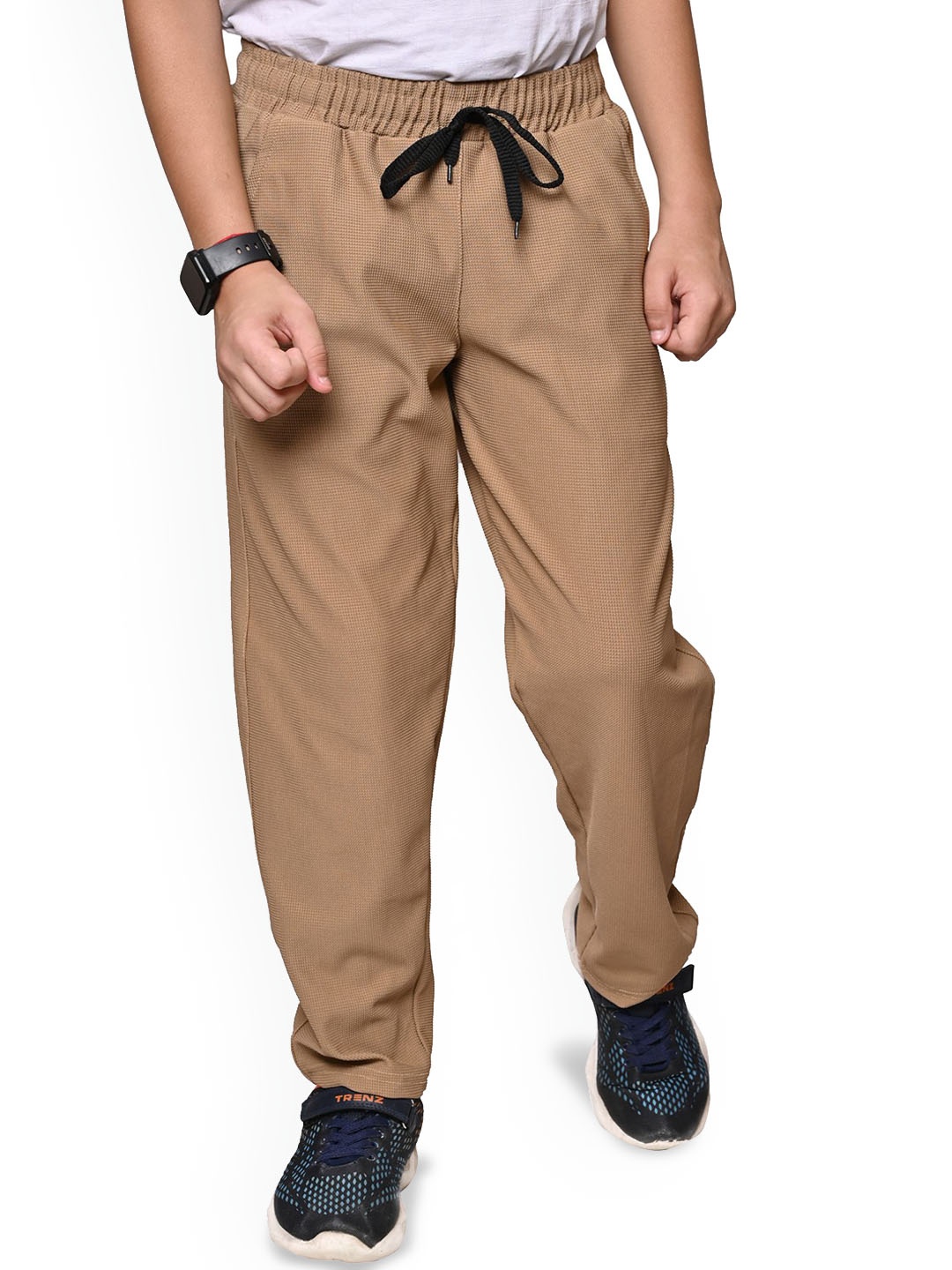 

BAESD Boys Mid-Rise Track Pants, Brown