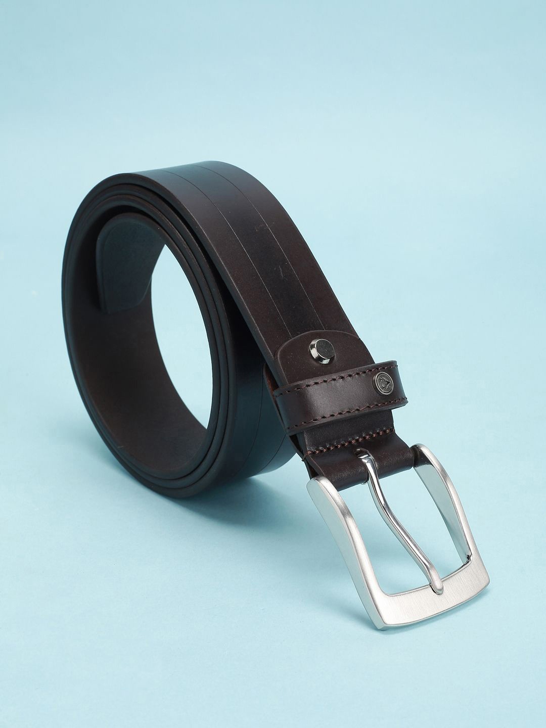 

Allen Solly Men Leather Formal Belt, Brown