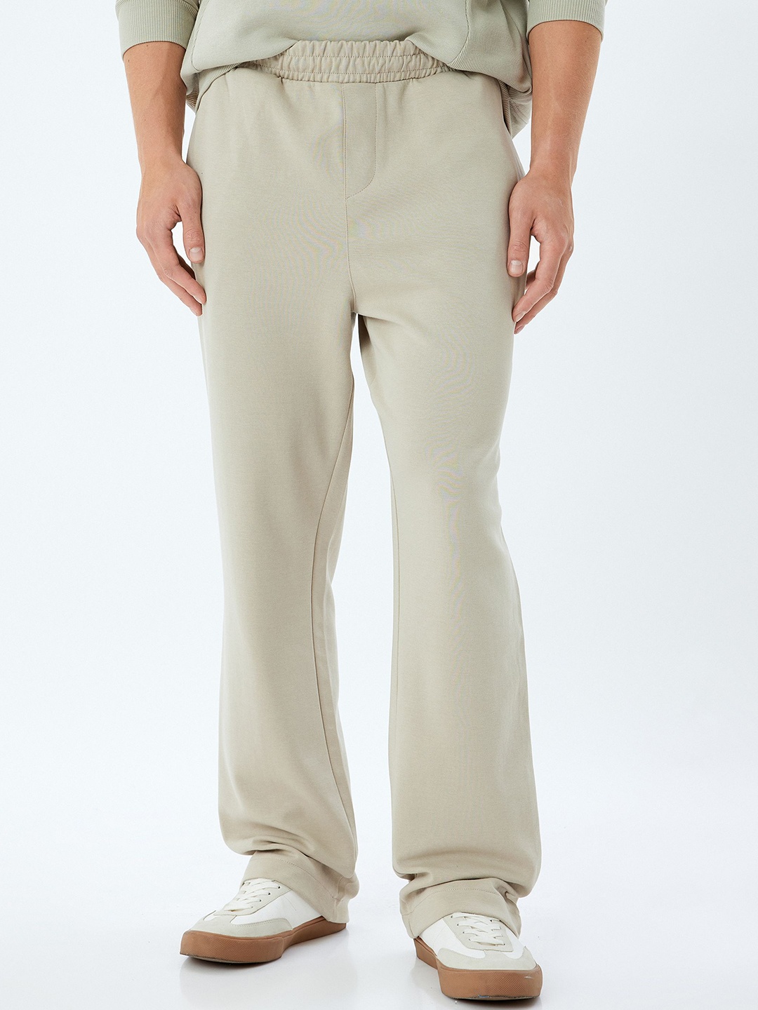 

Koton Men Mid-Rise Track Pants, Beige