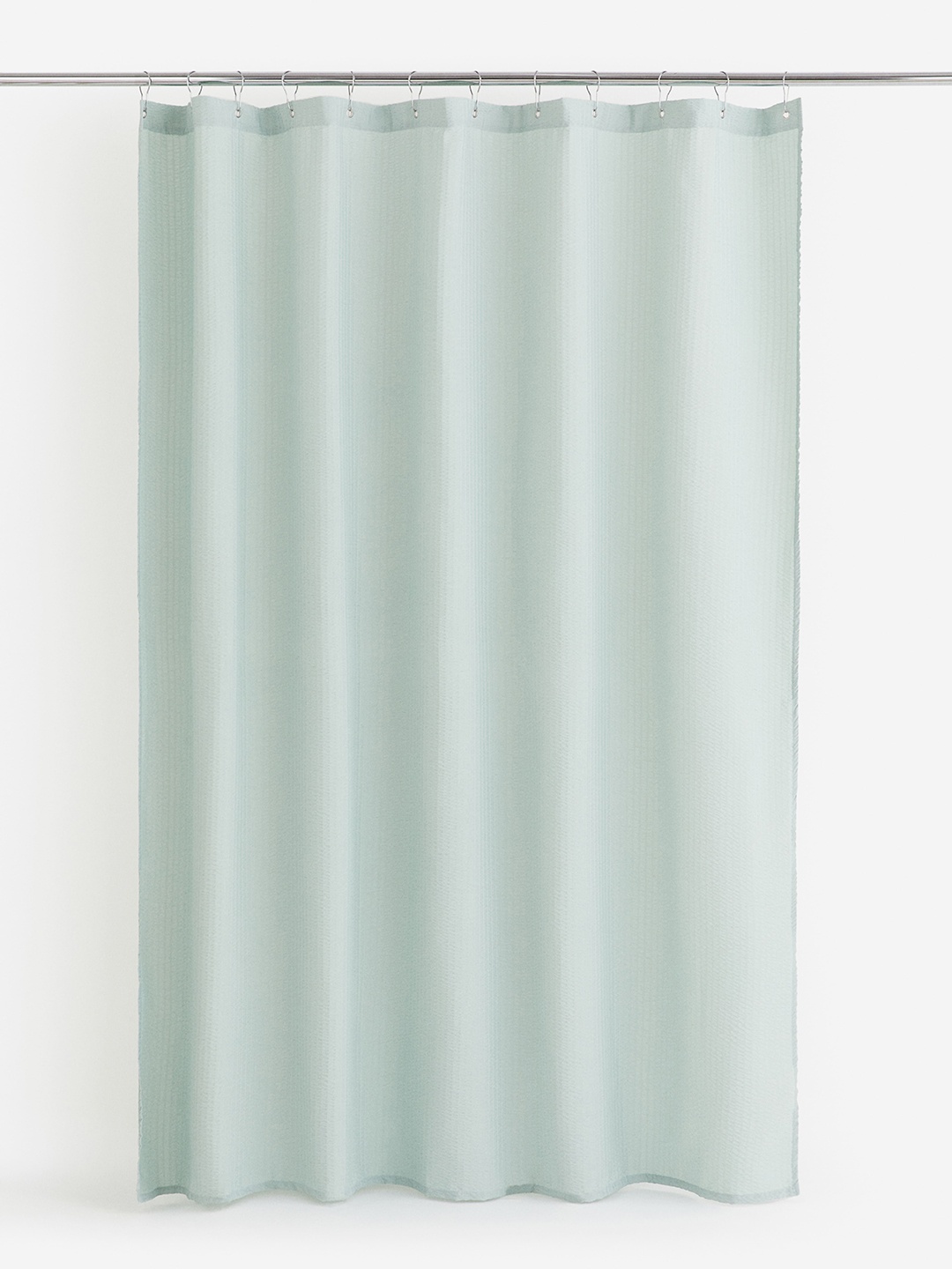 

H&M Sea Green Seersucker Shower Curtain