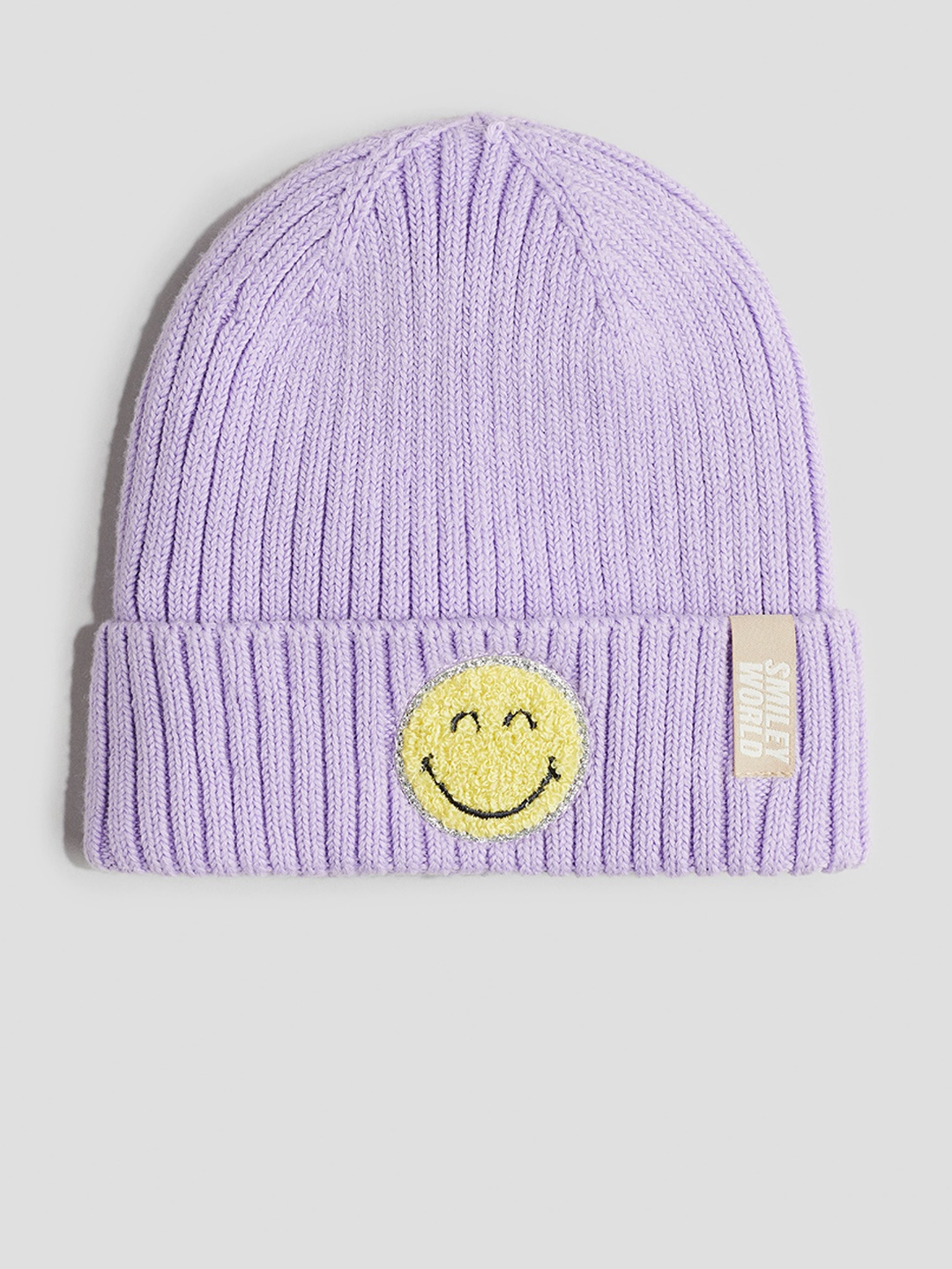 

H&M Girls Motif-Detail Rib-Knit, Lavender