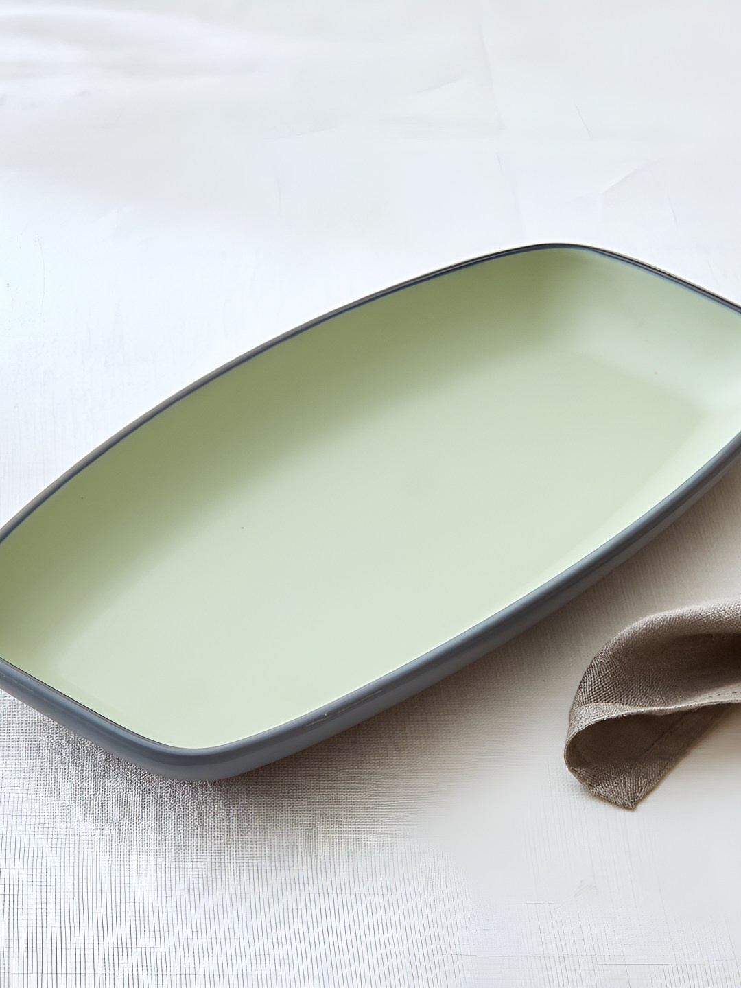 

Home Centre Green 2024 Melamine 1 Pieces Serving Tray
