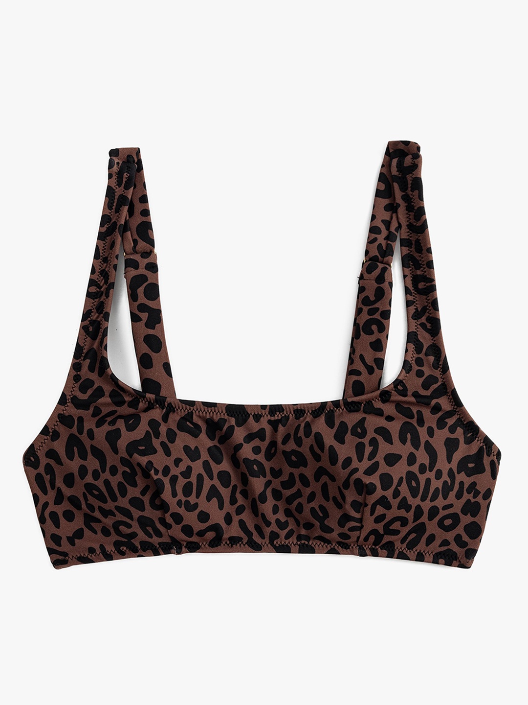 

Koton Printed Swim Top, Brown